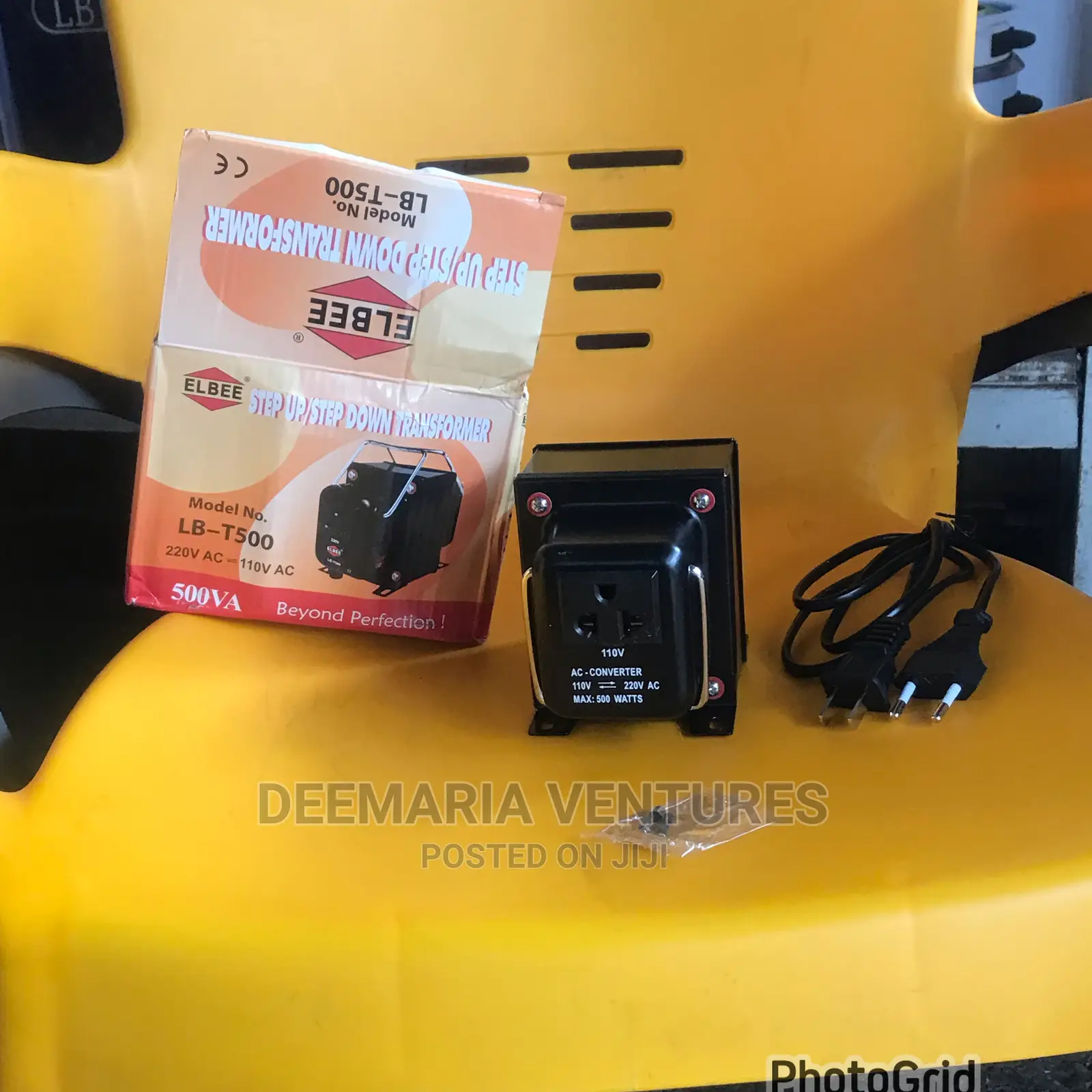 Elbee Step Up/Step Down Transformer 500va (220v/110v)