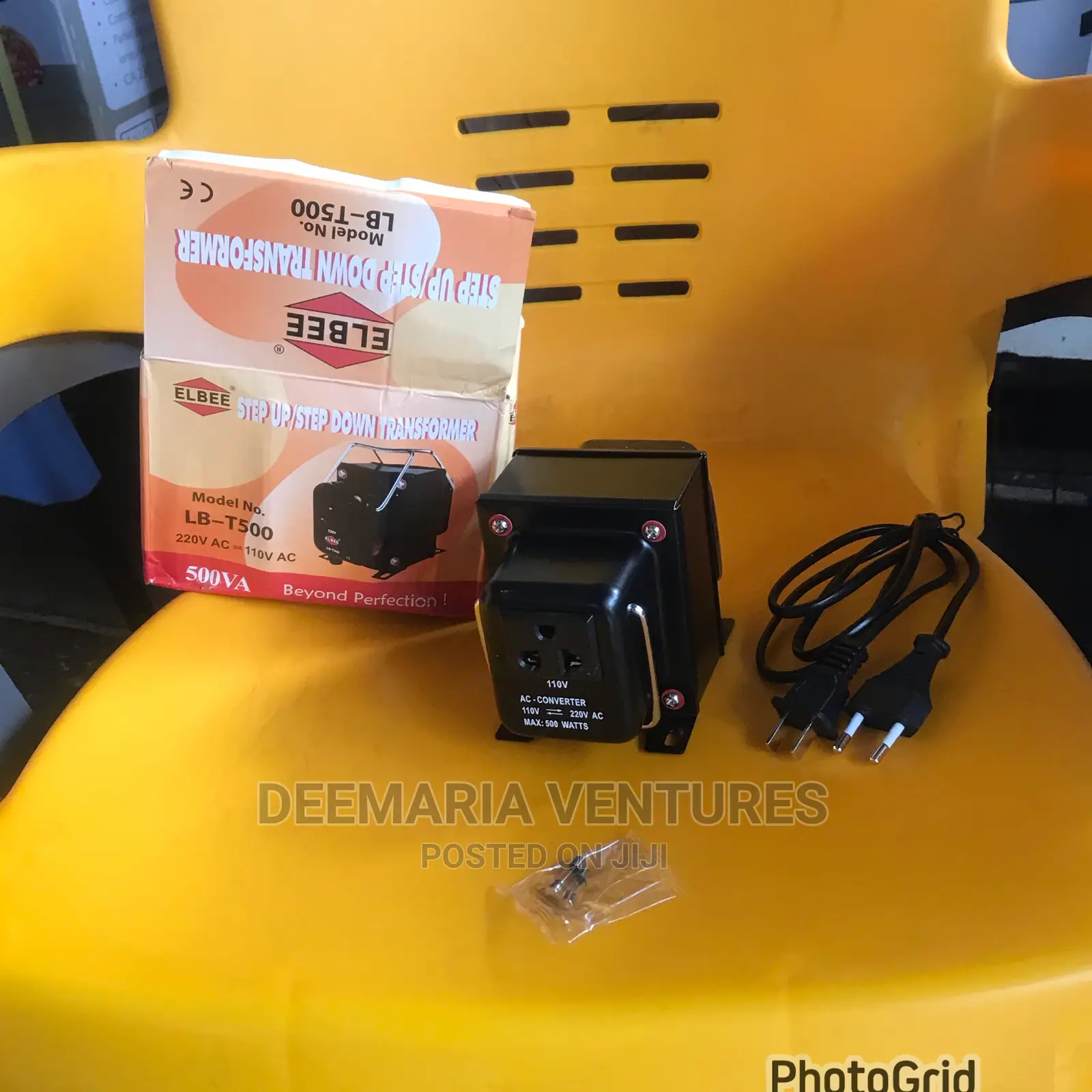 Elbee Step Up/Step Down Transformer 500va (220v/110v)