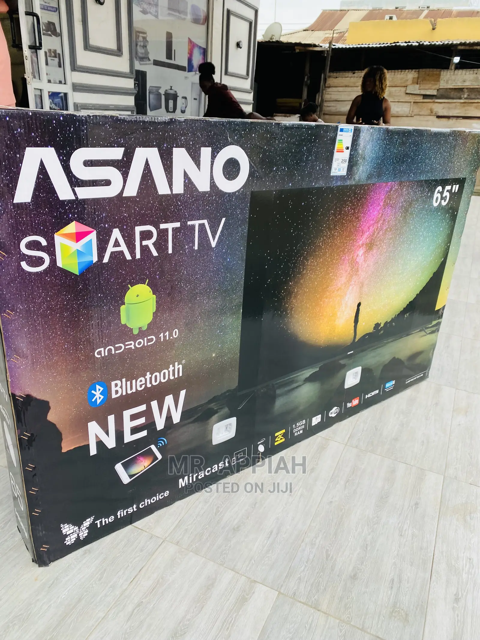 Durable Asano 65inch Android Smart Tv.