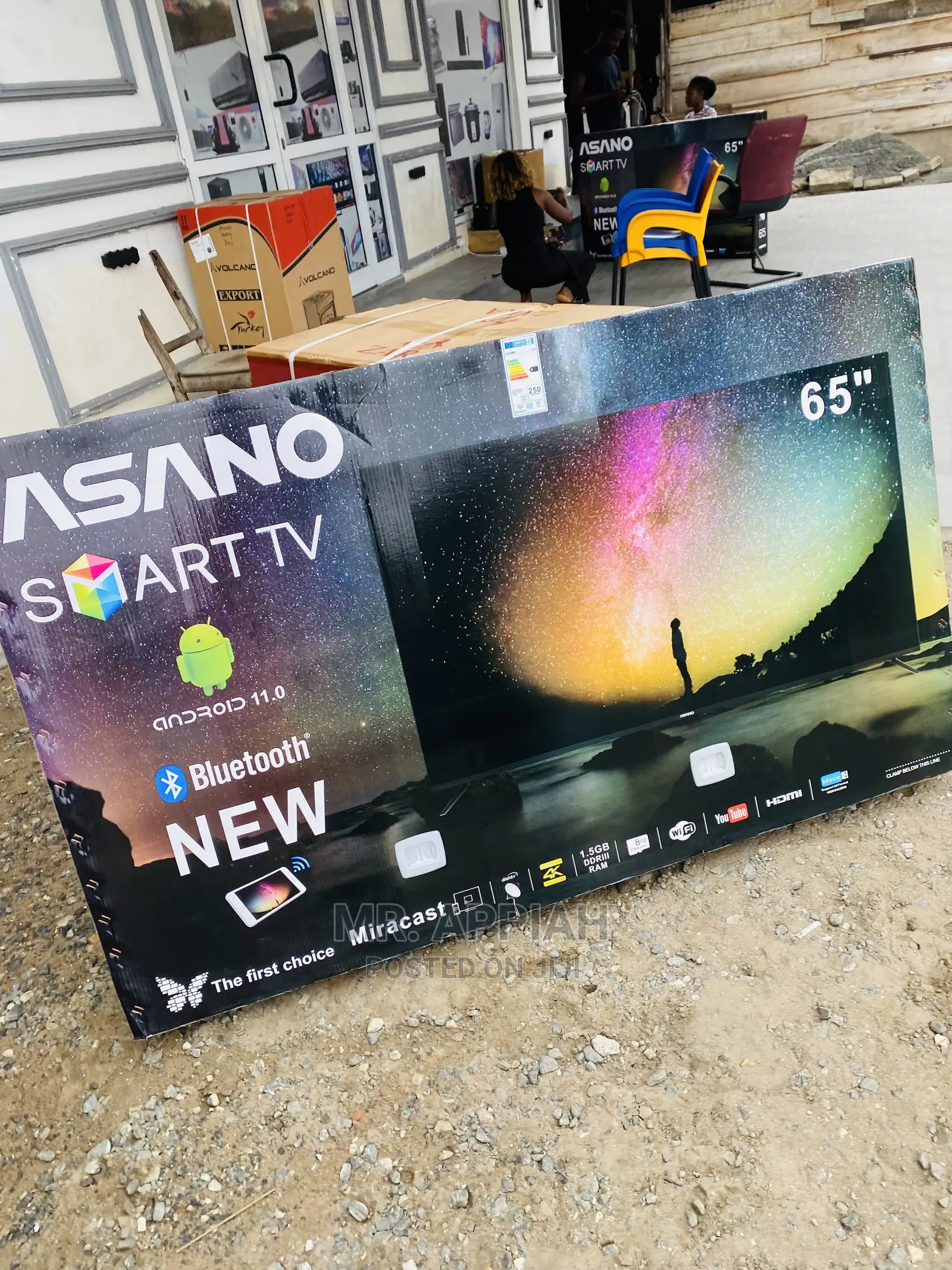 Call or Text Us for 65 Inch Asano Uhd Smart Satelite Tv.