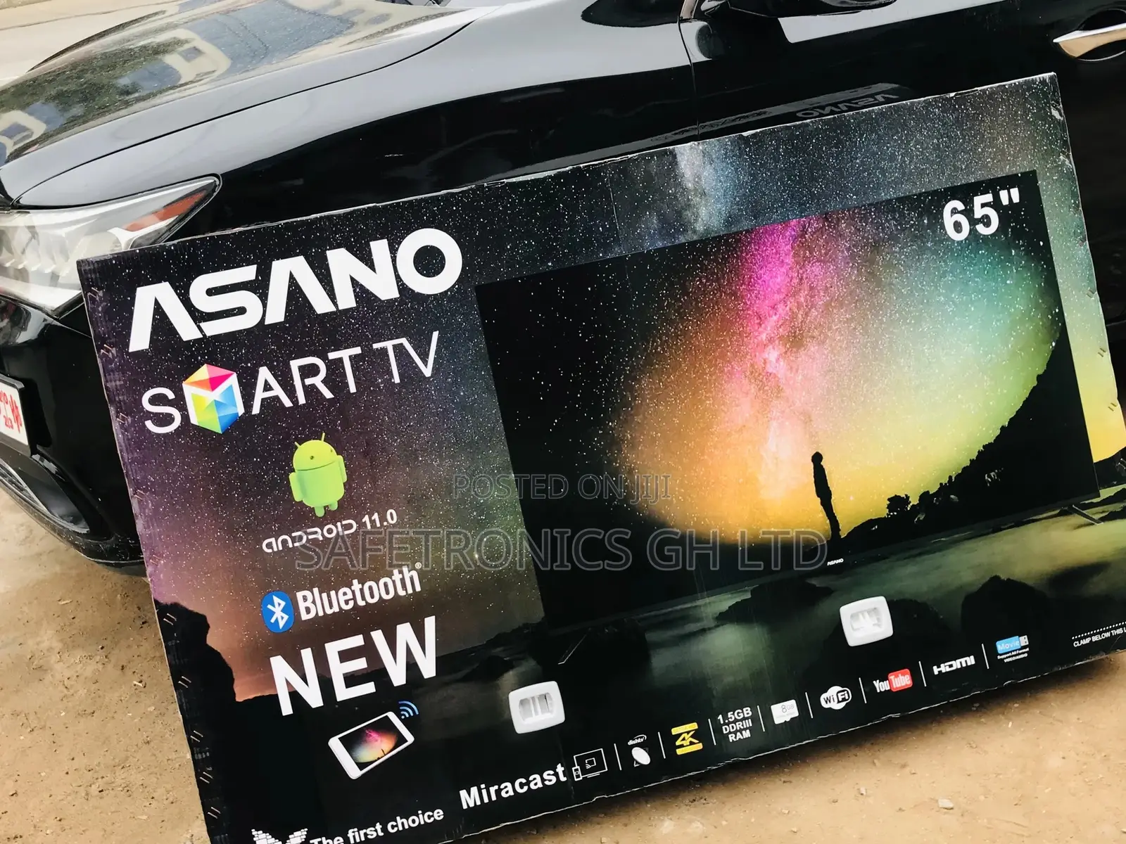 Extremely  65 Inches Glossy UHD LED Smart Asano Tv
