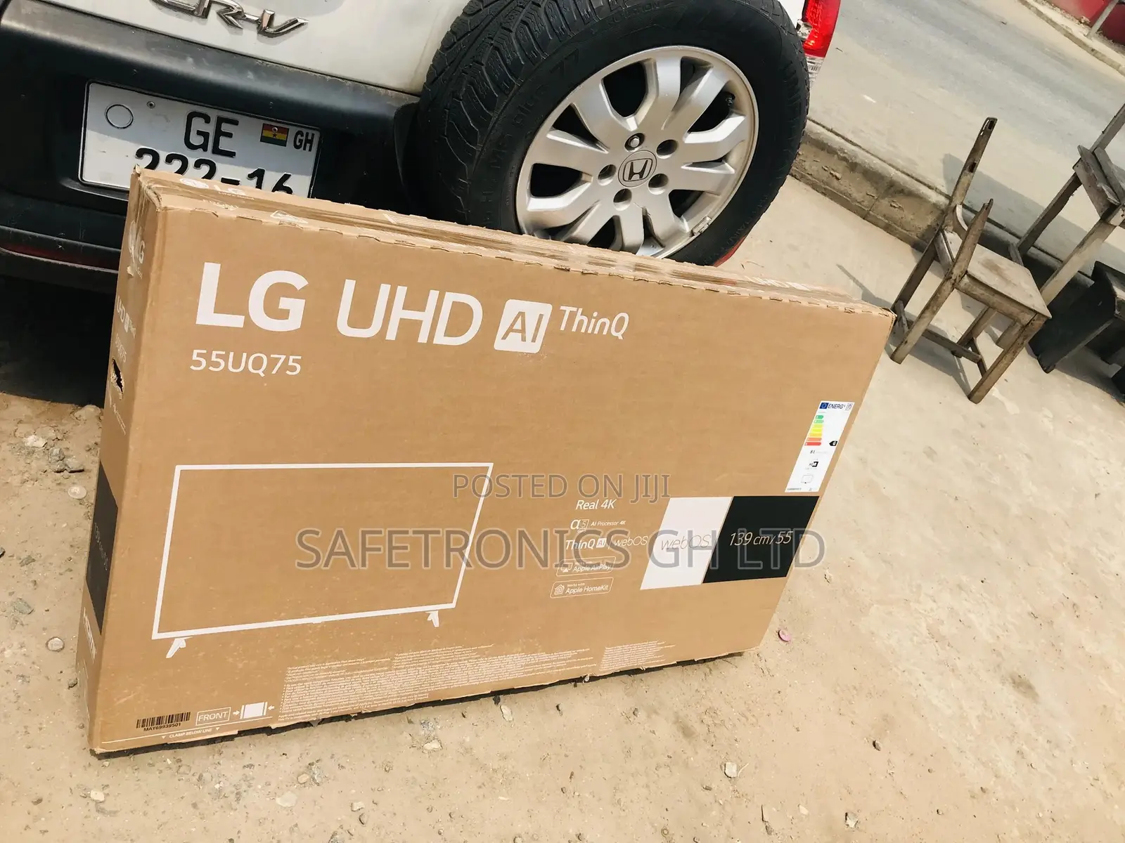 Authentic 55 Inches Glossy LG UQ75 LED UHD Smart Tv