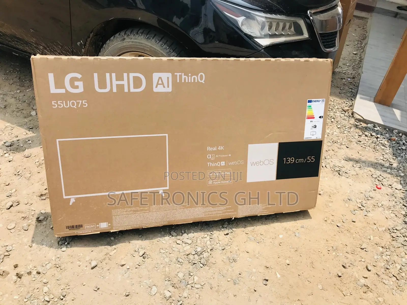 Sealed in Box Lg 55 Inches Glossy UHD Smart UQ75 LED Lg T
