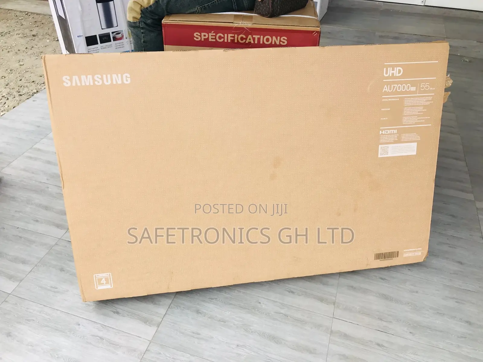 Original Samsung Uhd Crystal 55 Inches Led Glossy Tv Au70