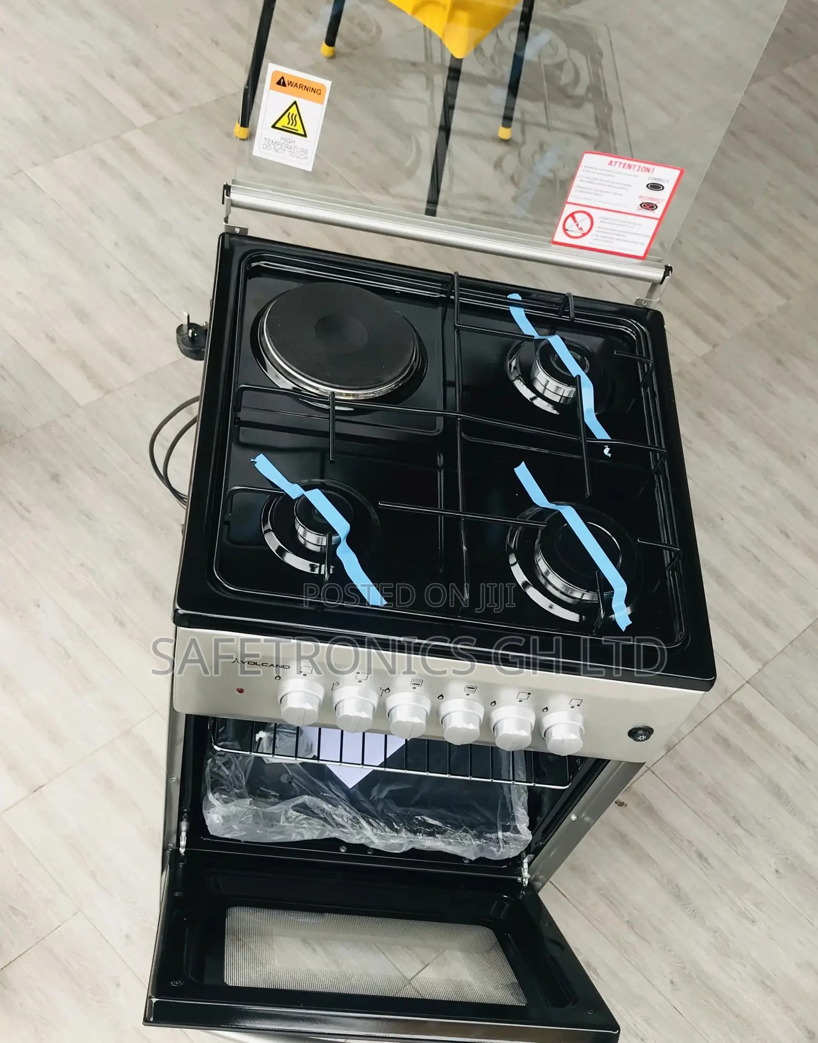 Volcano 1 Electric 3 Gas Volcano Oven With Grill 50x50