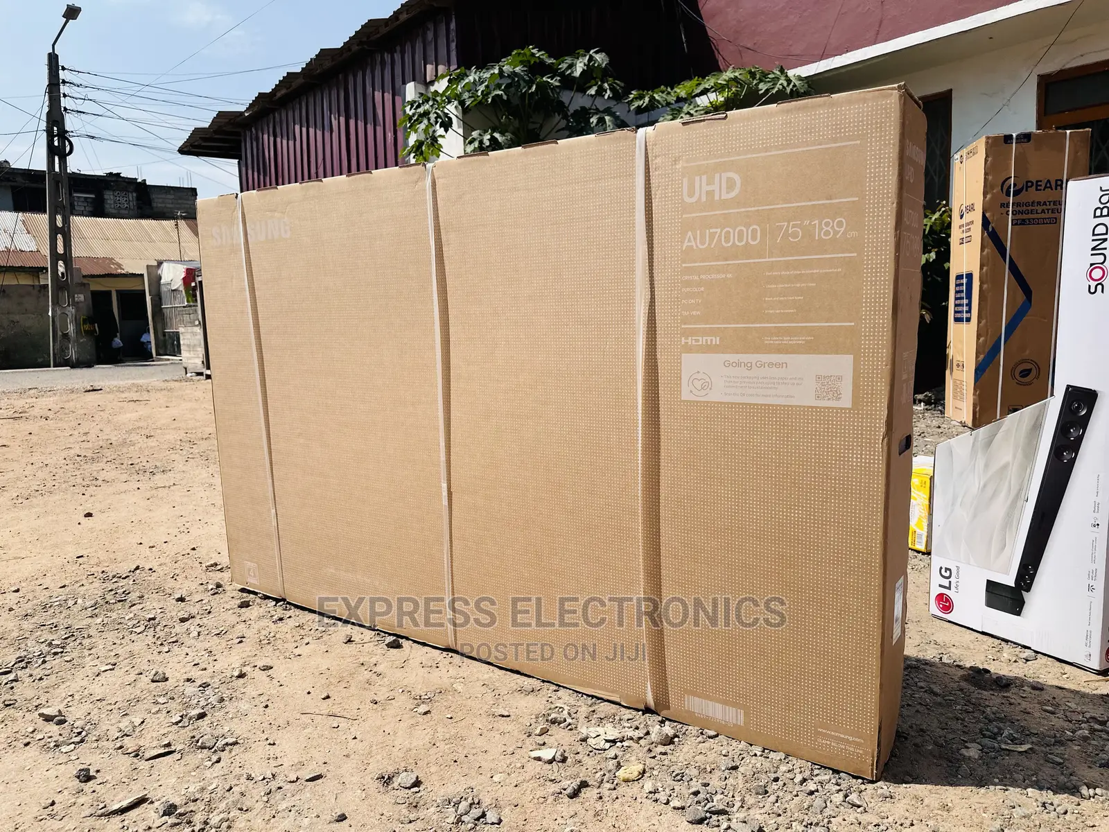 Spectacular Viewing UHD Smart 75”Bu8000 Tv  Samsung