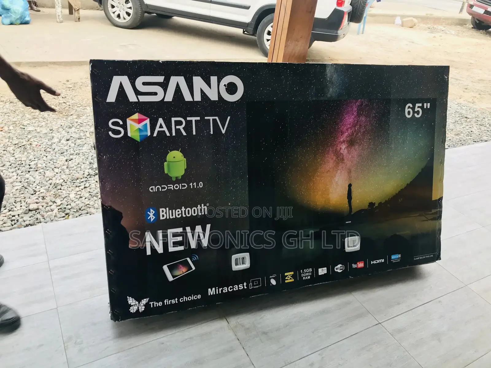 65 Inches Glossy LED UHD Smart Asano Tv
