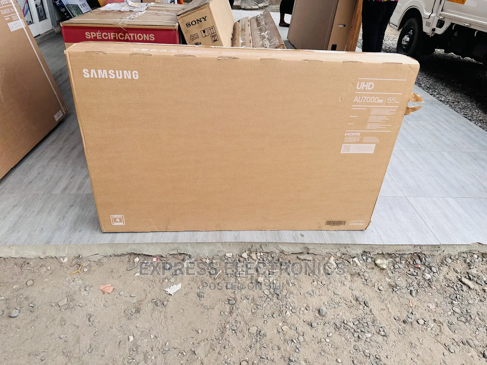 Super Powerful UHD Smart Samsung 55”Au7022 Tv