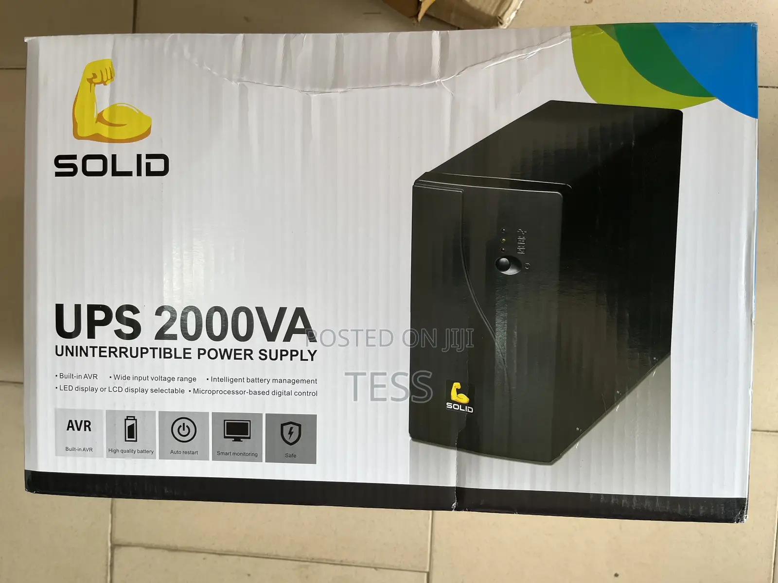 Ups Solid 2000va (2kva) With Automatic Voltage Regulator.
