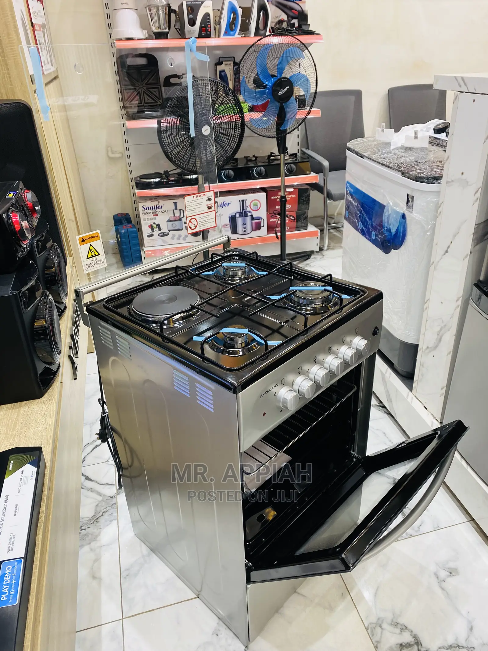 Original Volcano 1 Electric Cooker + 3 Gas Burner