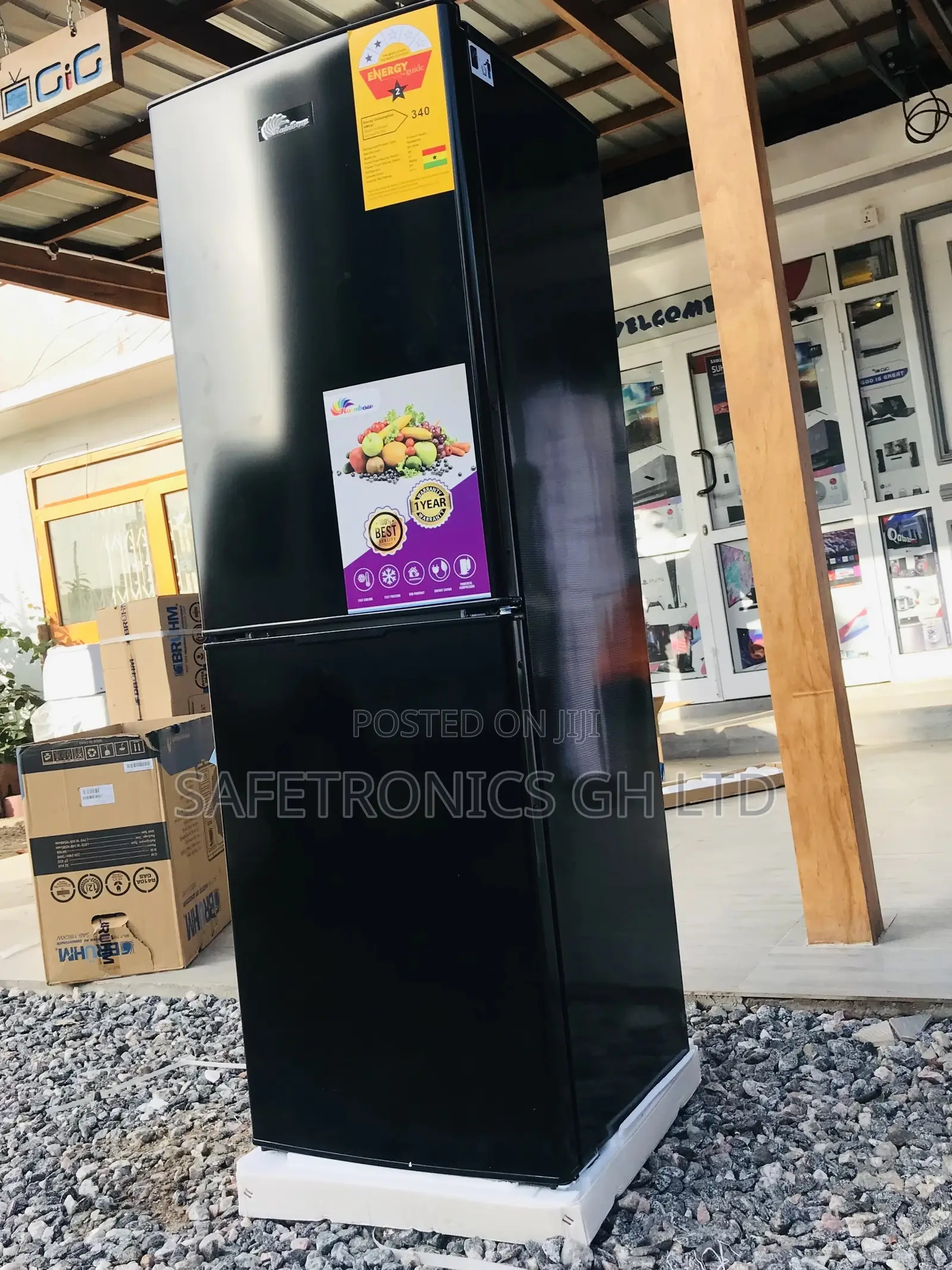 Affordable Rainbow RF-200B Bottomfreezer Fridge