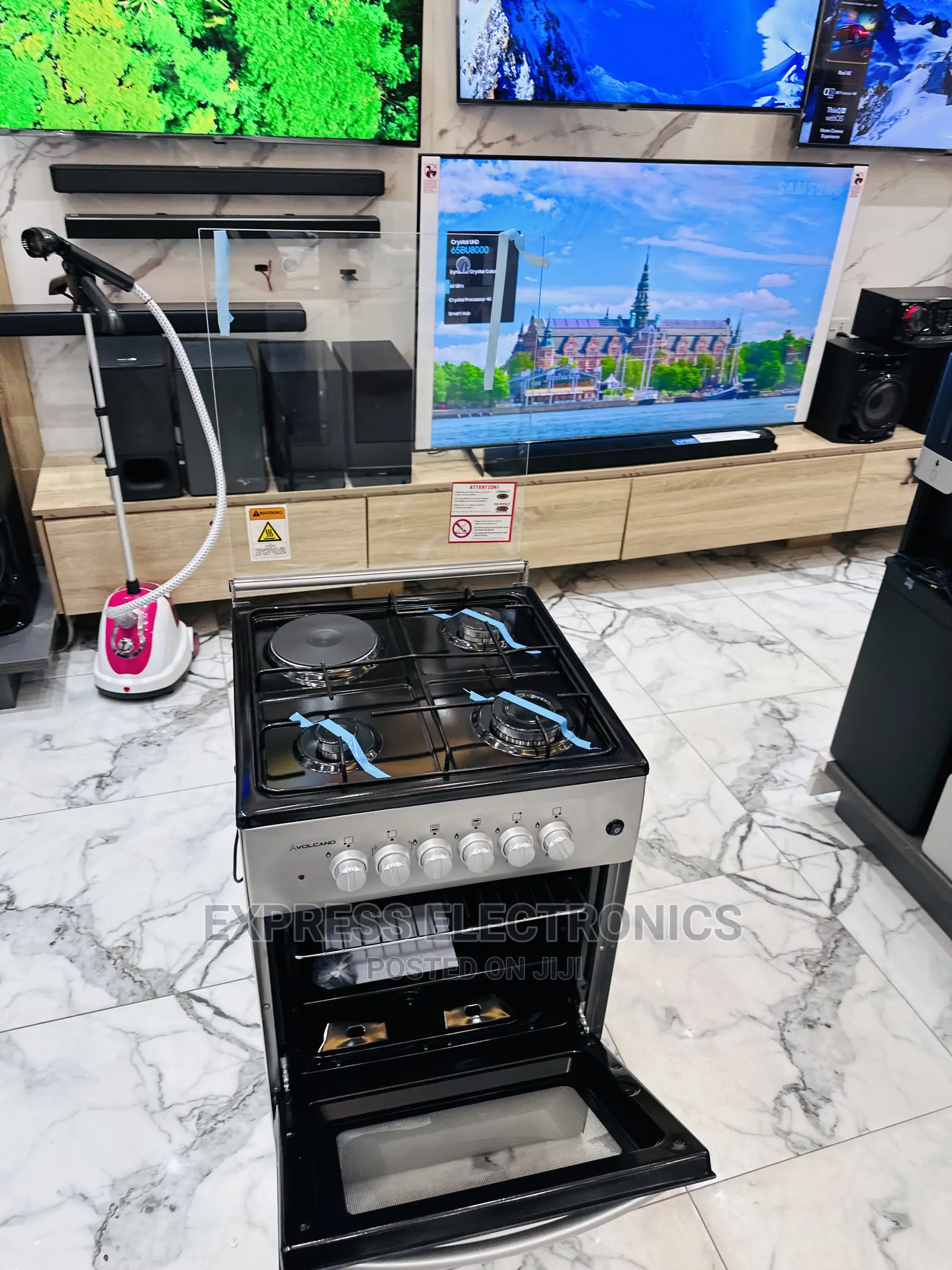 Free Standing Sleek 3-1 Stove Gas Cooker Oven