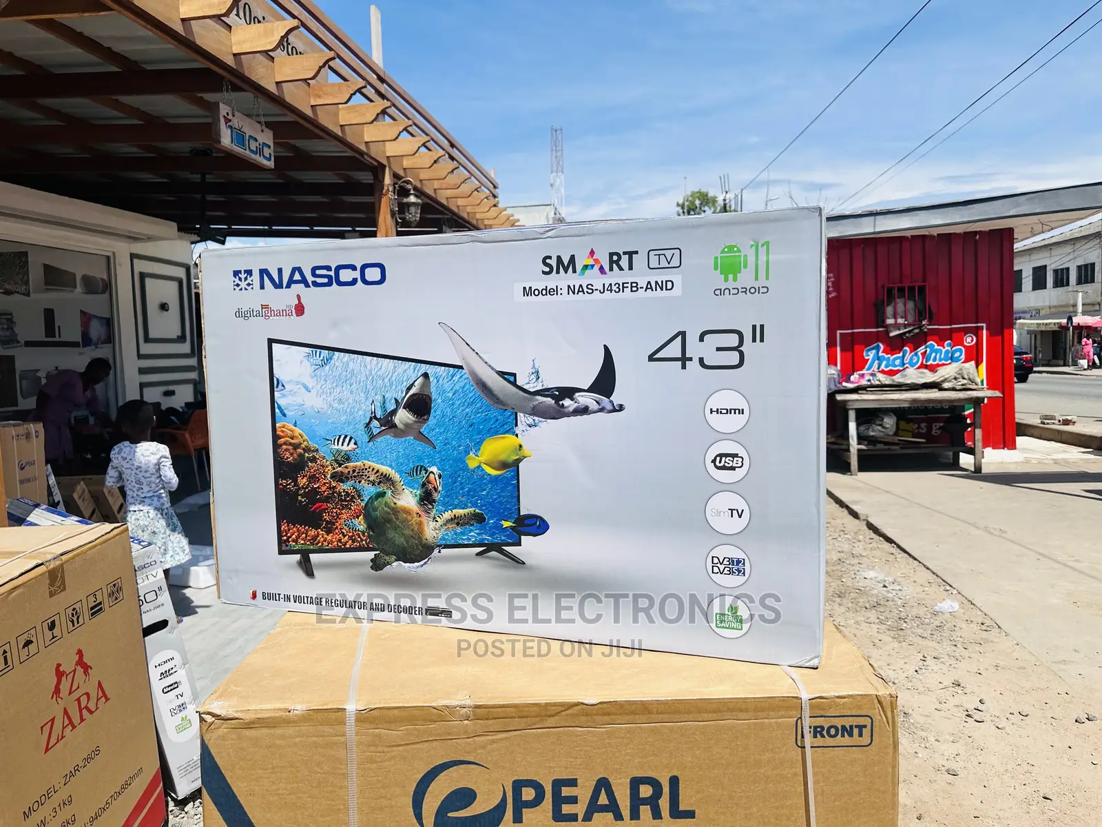 Fabulous Smart Nasco 43” FHD Satellite Tv 
