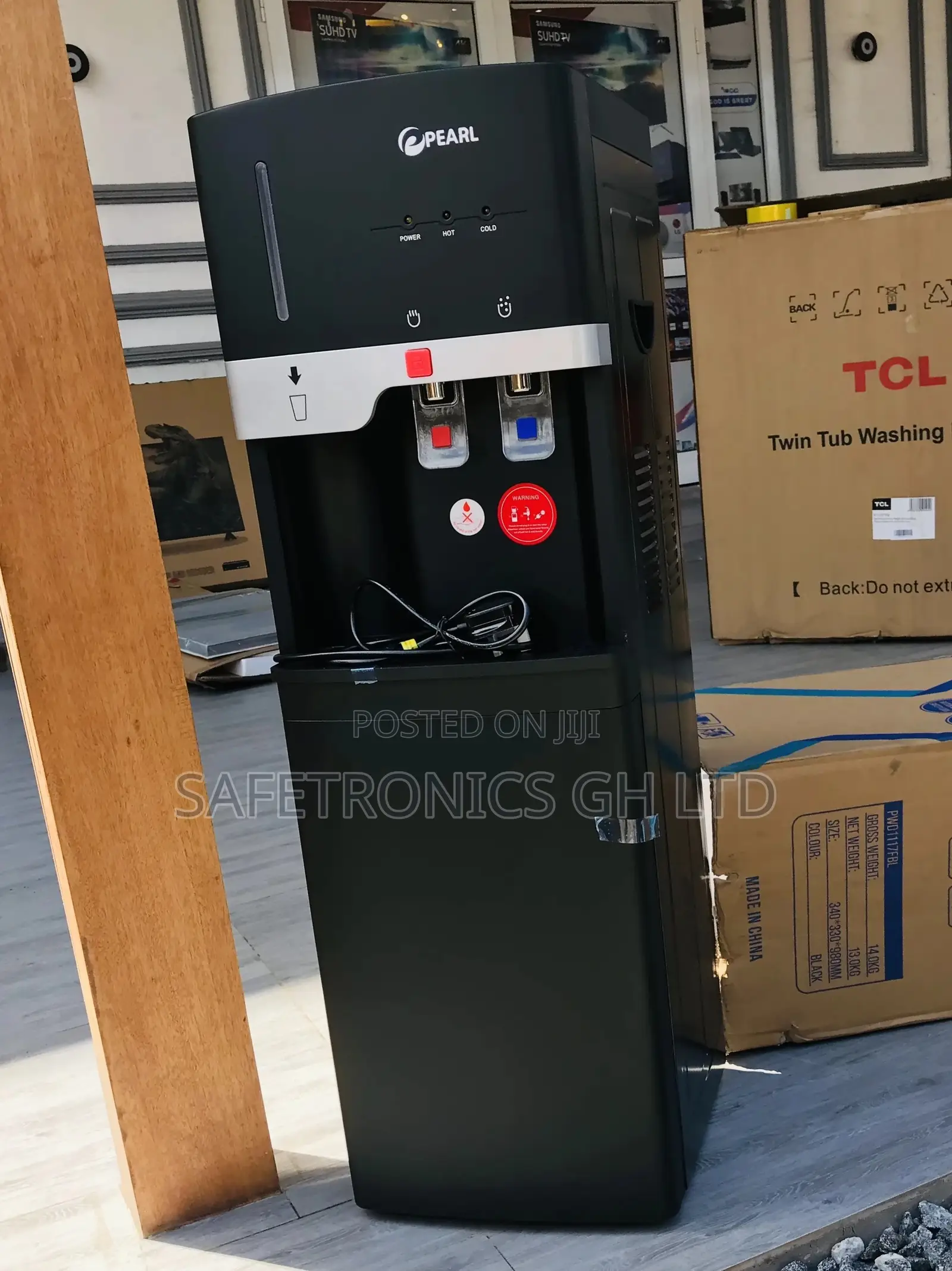 Grab Pearl Hot/Cold Water Dispenser PWD-1117FBL