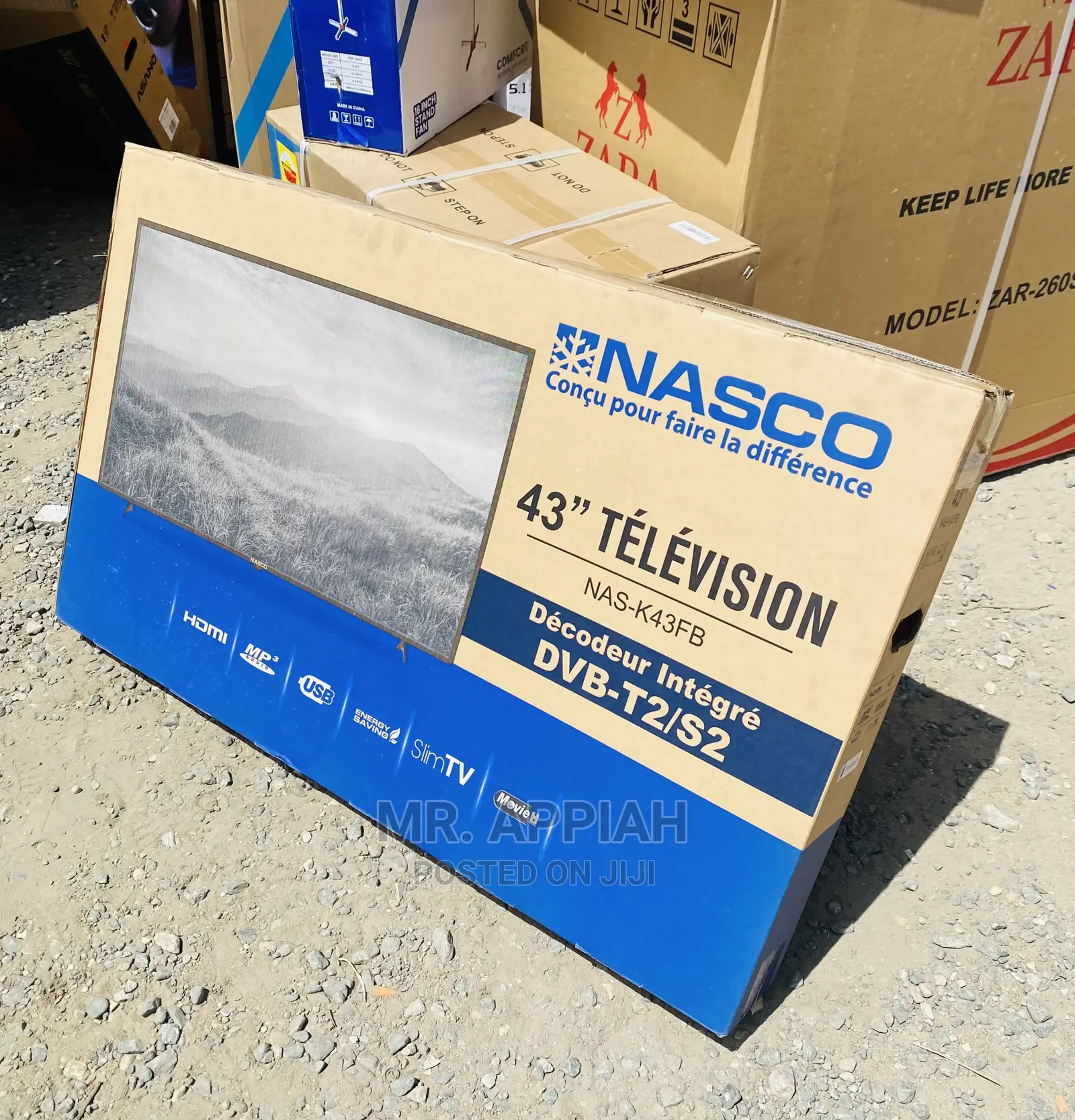 Nicely Designed Nasco 43 Inch Uhd Digital Satelite Tv.