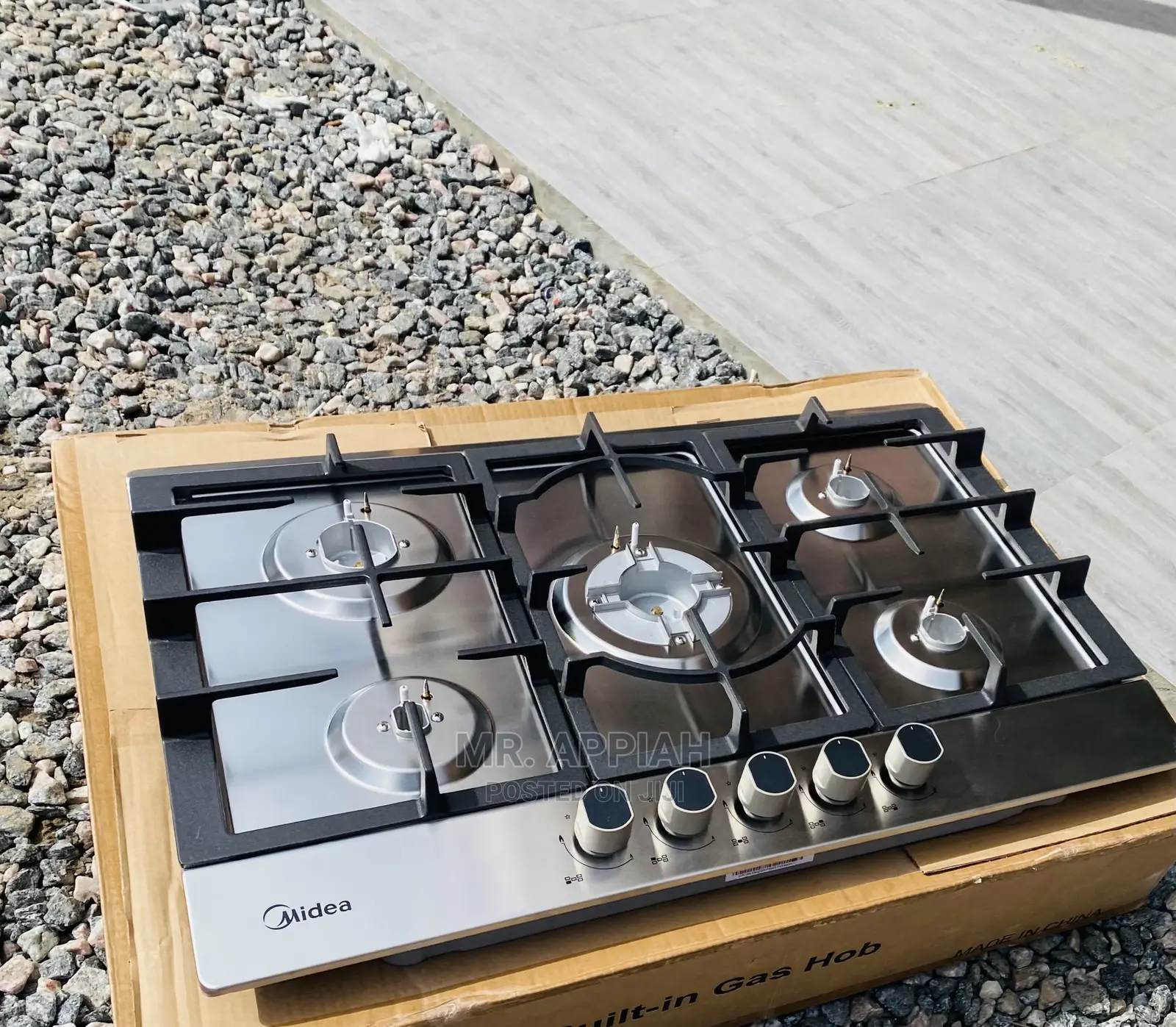 Elegant Gray(90G50ME005-SFT)Midea 5 Gas Cooker 
