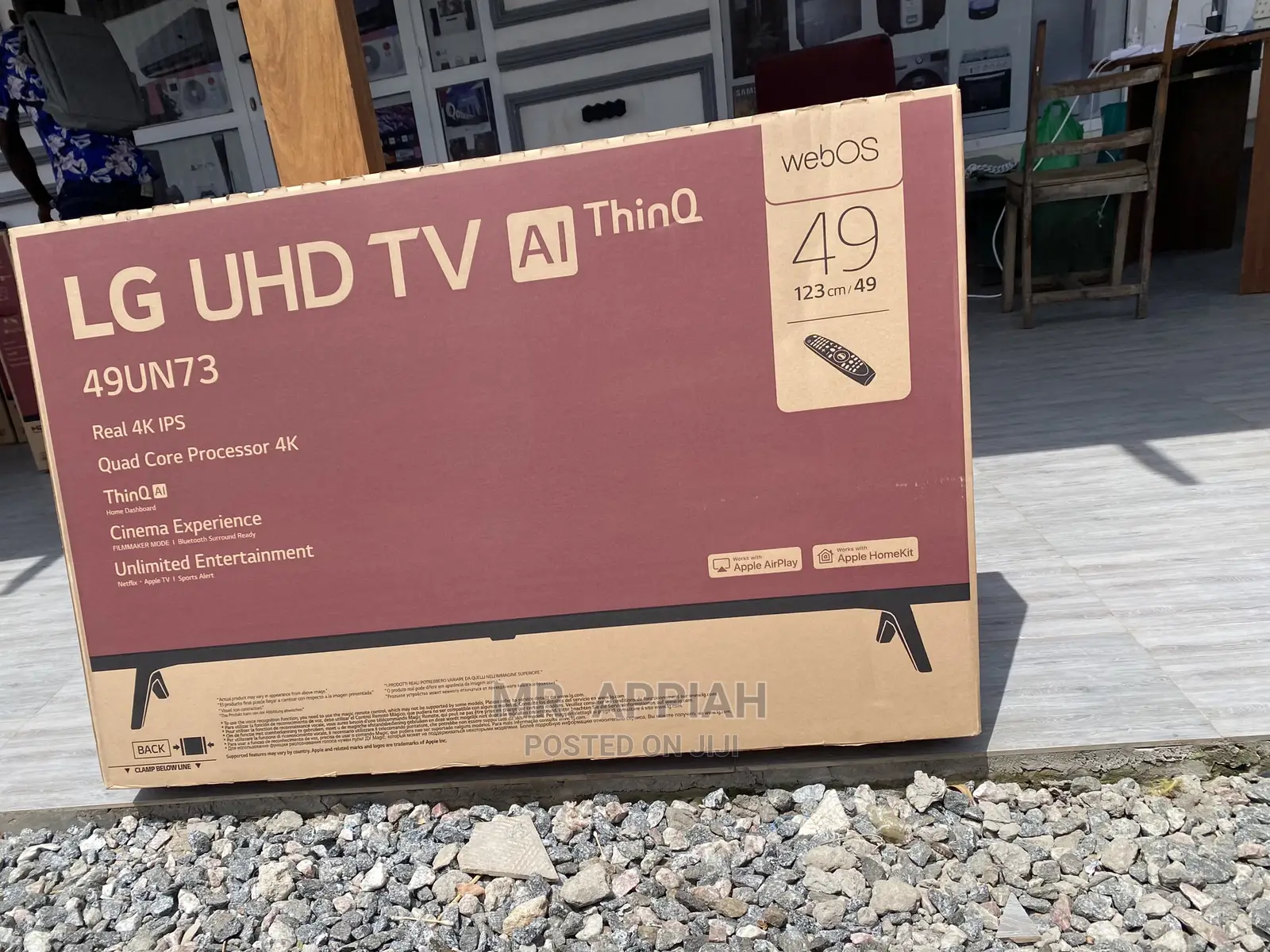 Original LG 49 Inch Uhd Smart LED Tv(49UN7340).,Black.