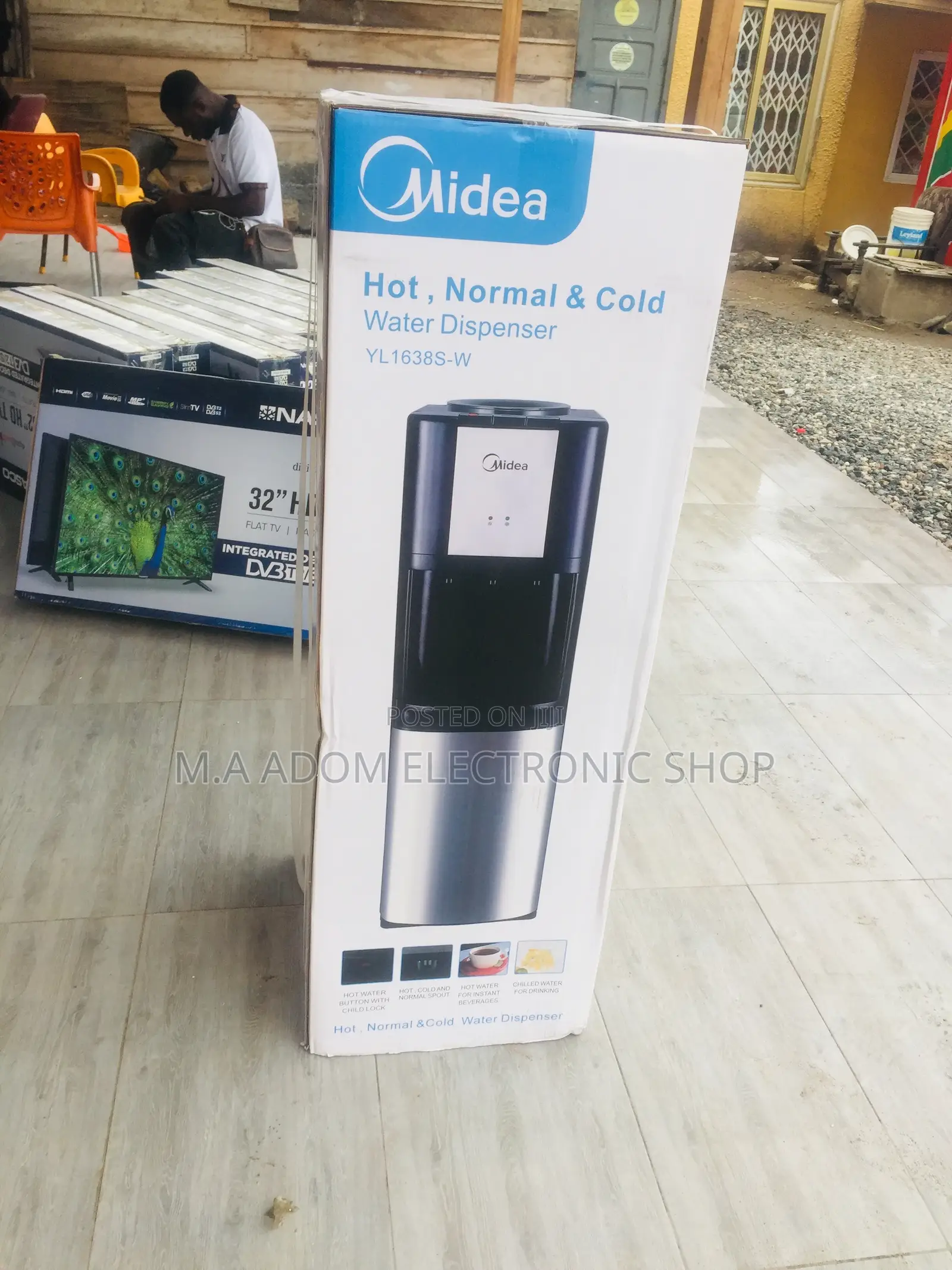 New Midea 3 Tap Water Dispenser (YL1638S-W)