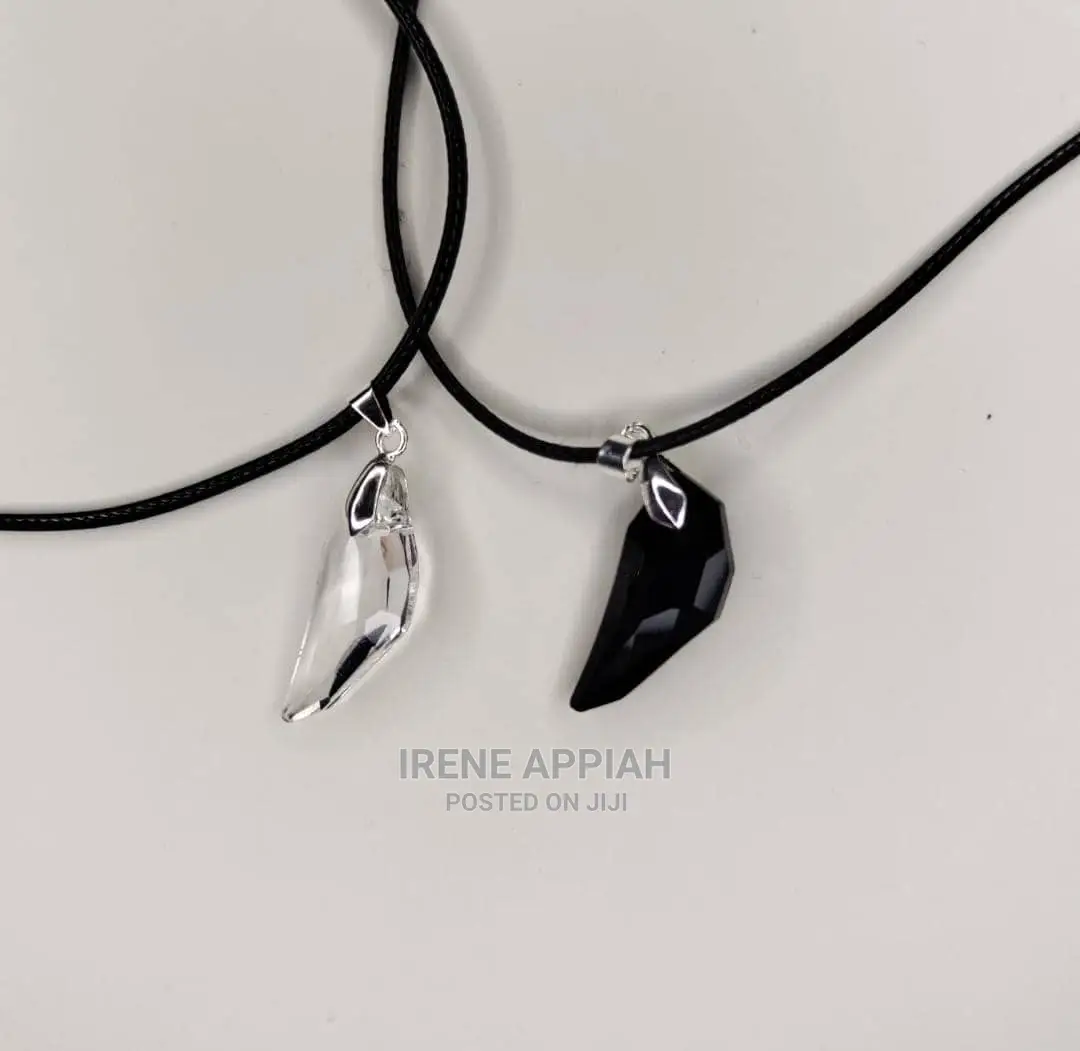 Black Leather Necklace For Men And Ladies