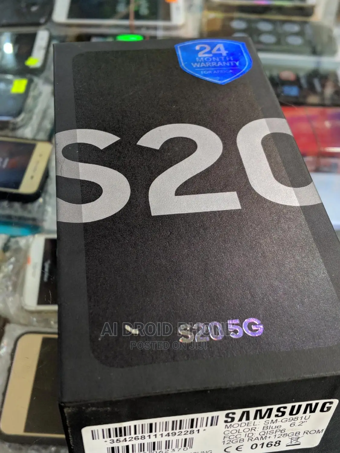New Samsung Galaxy S20 128 GB Black