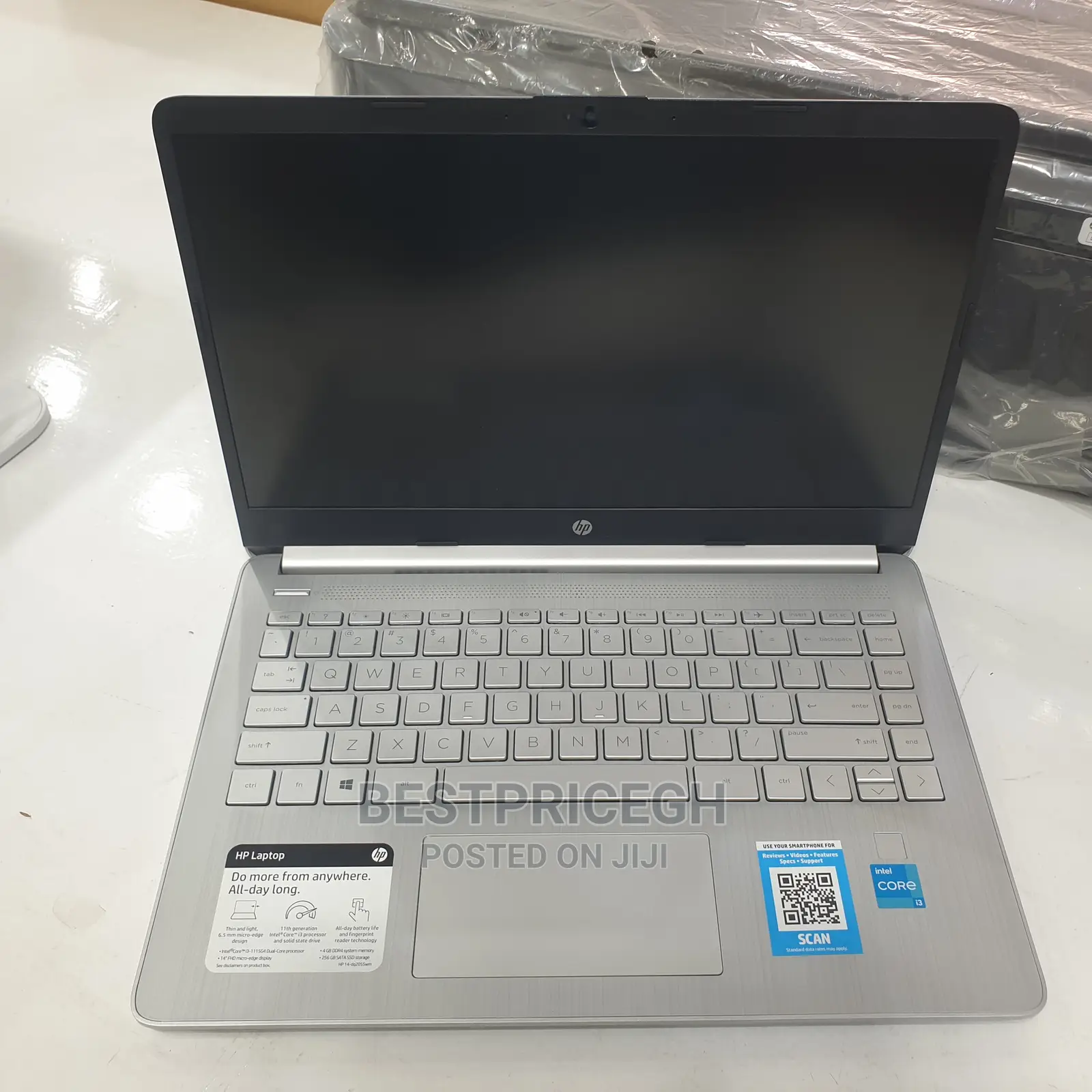 New Laptop HP 8GB Intel Core I3 SSD 256GB