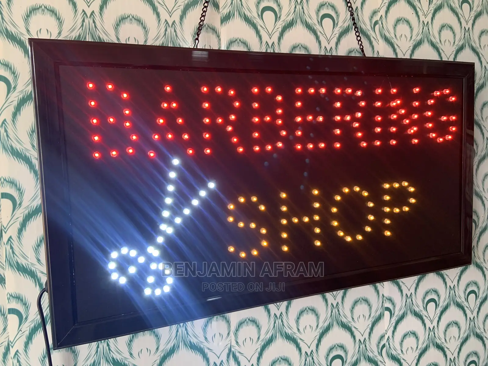 Led Light Barber Shop