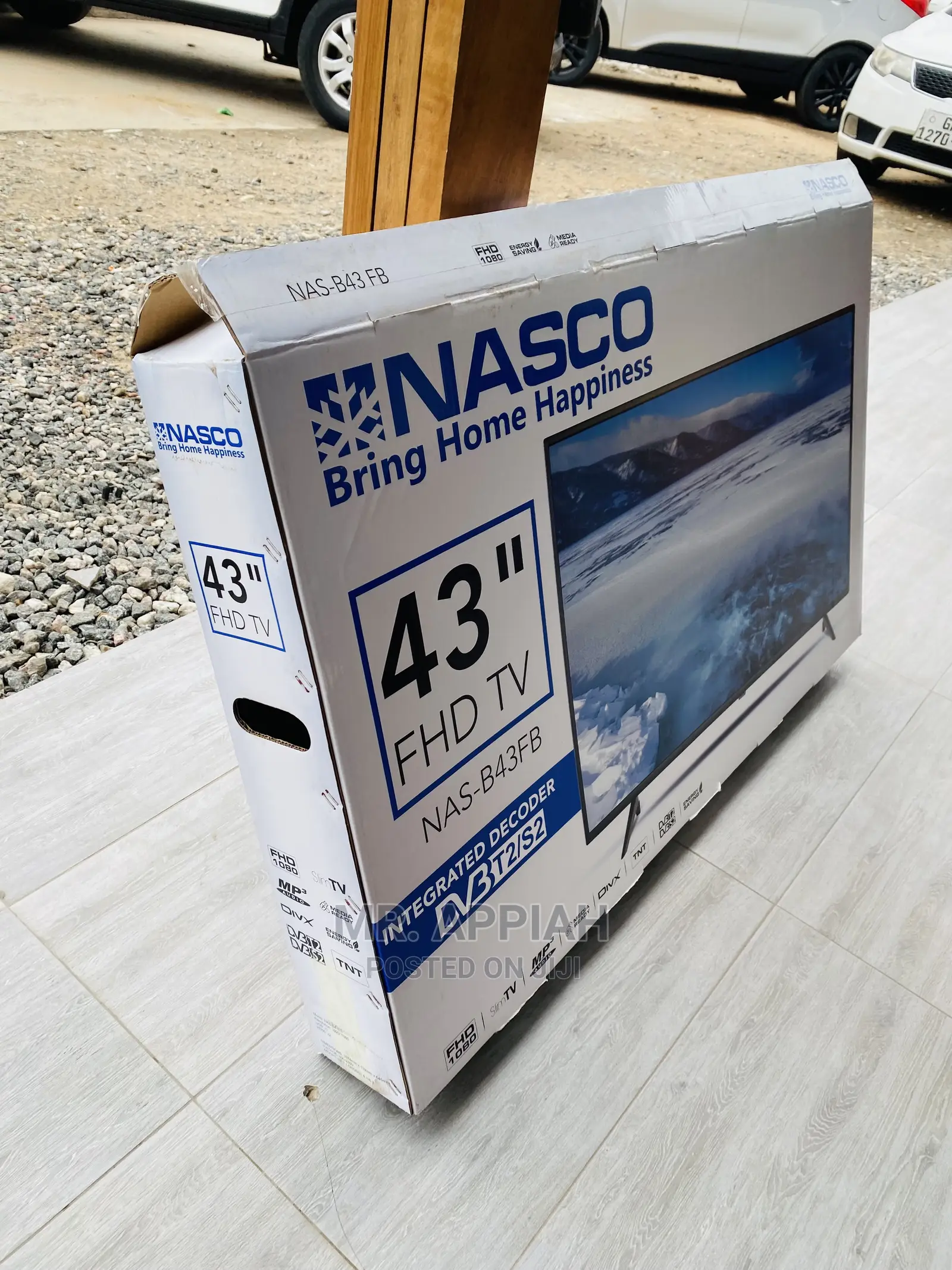 Reliable Nasco 43 Inch Digital Satelite LED Tv(Basic Black)