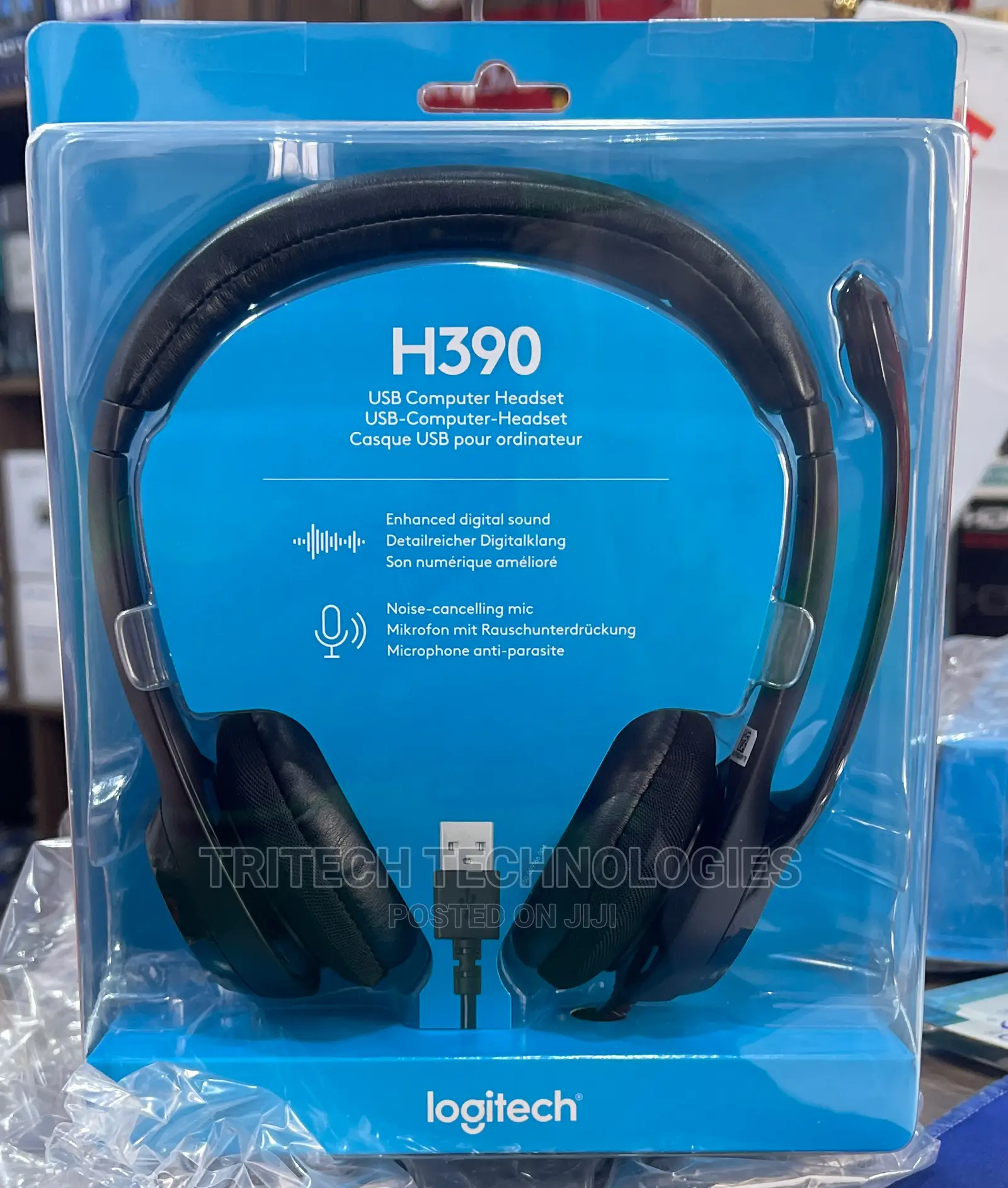 Logitech H390 Usb Headset With Noise-Cancelling Mic