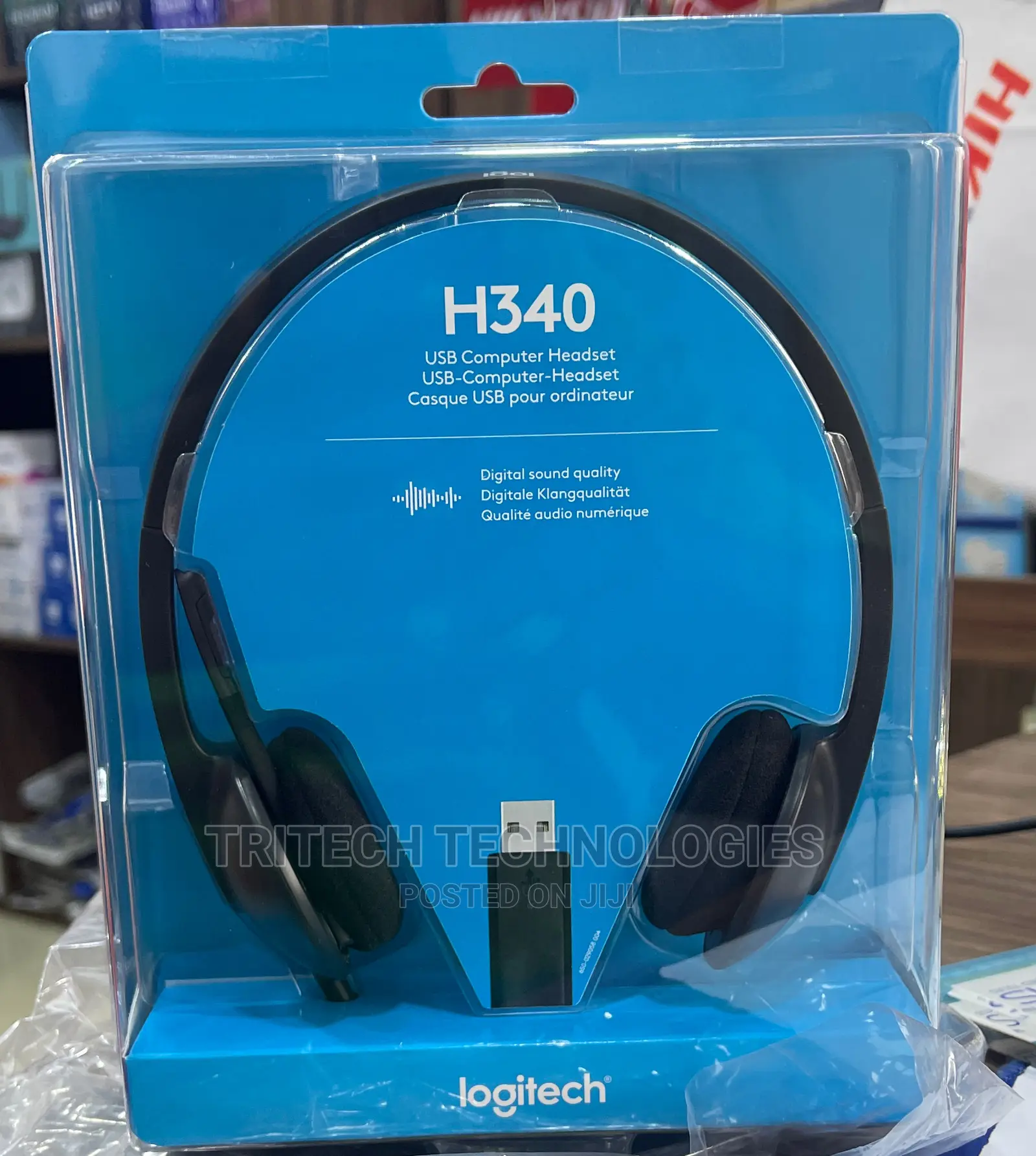 Logitech Usb Headset H340, Stereo, Usb Headset