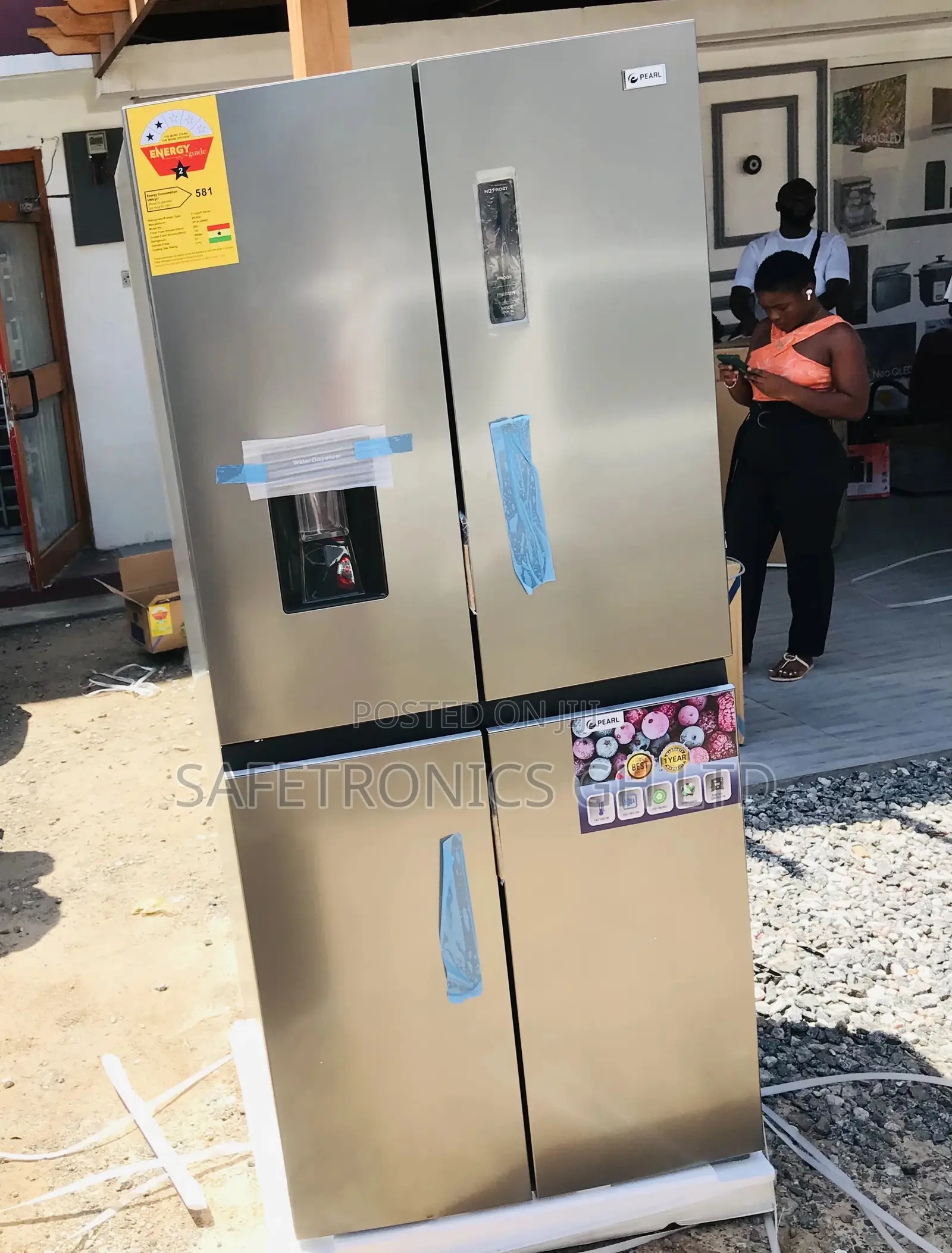Pf-6141xwd Pearl Bottomfreezer Fridge 4 Doors