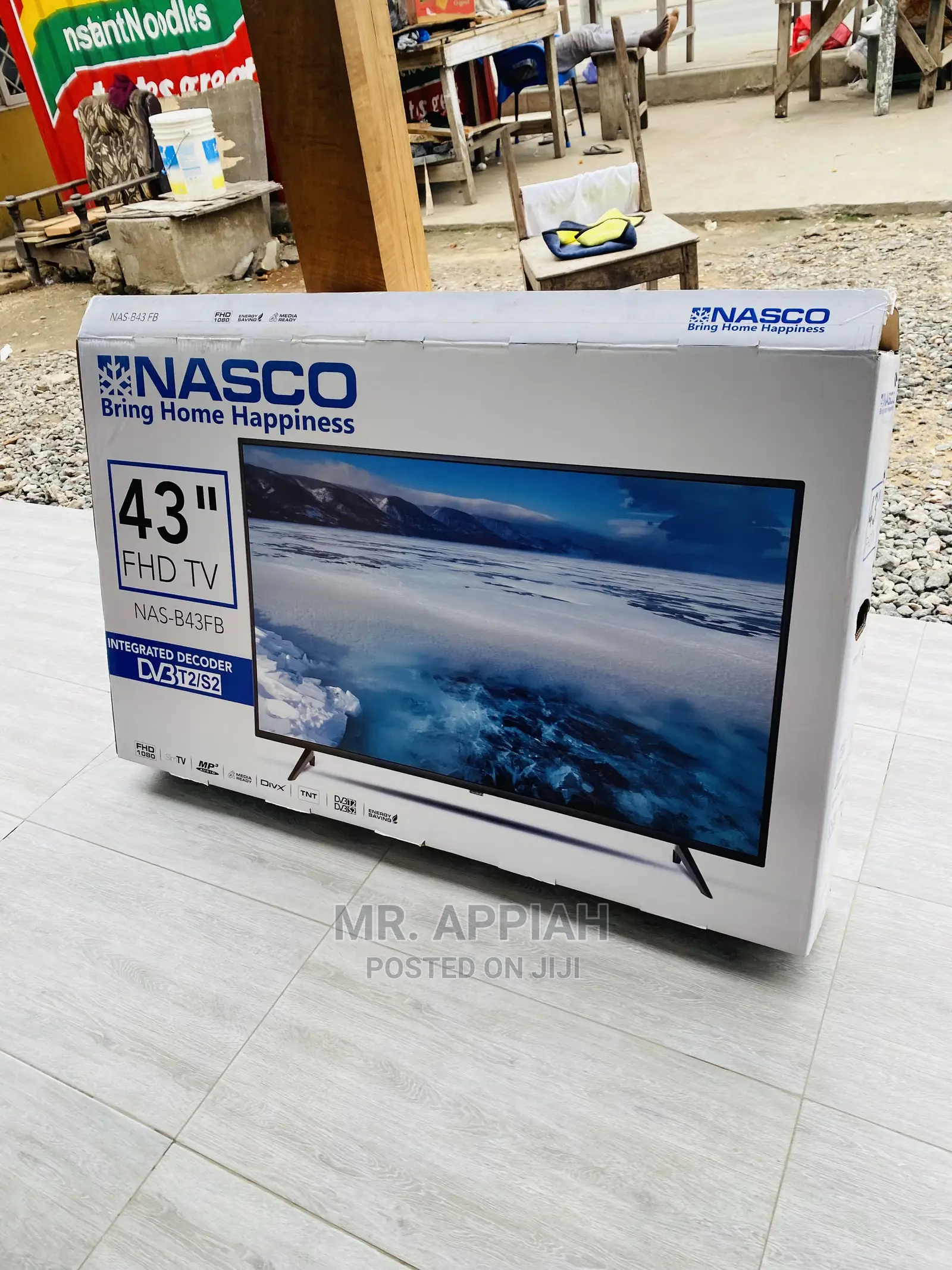Lovely Nasco 43 Inch Digital Satelite LED Tv(Black).