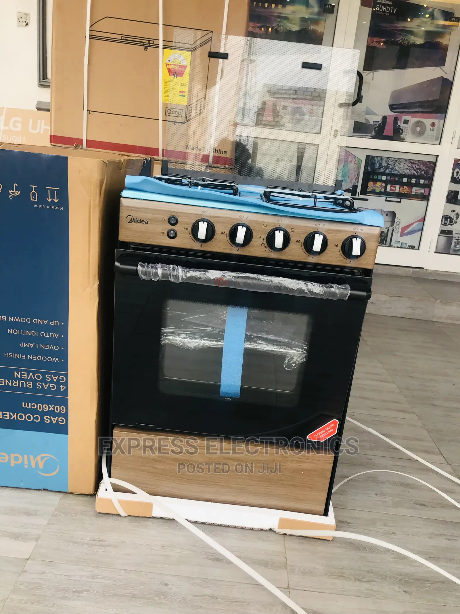 Quality New Midea 4burner Oven Grill 60/60 Cooker Stove