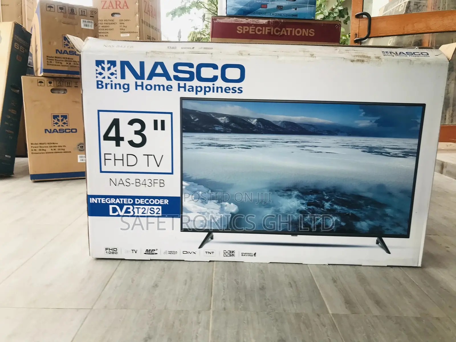 43 Inches Glossy LED Digital Satellite Nasco Tv