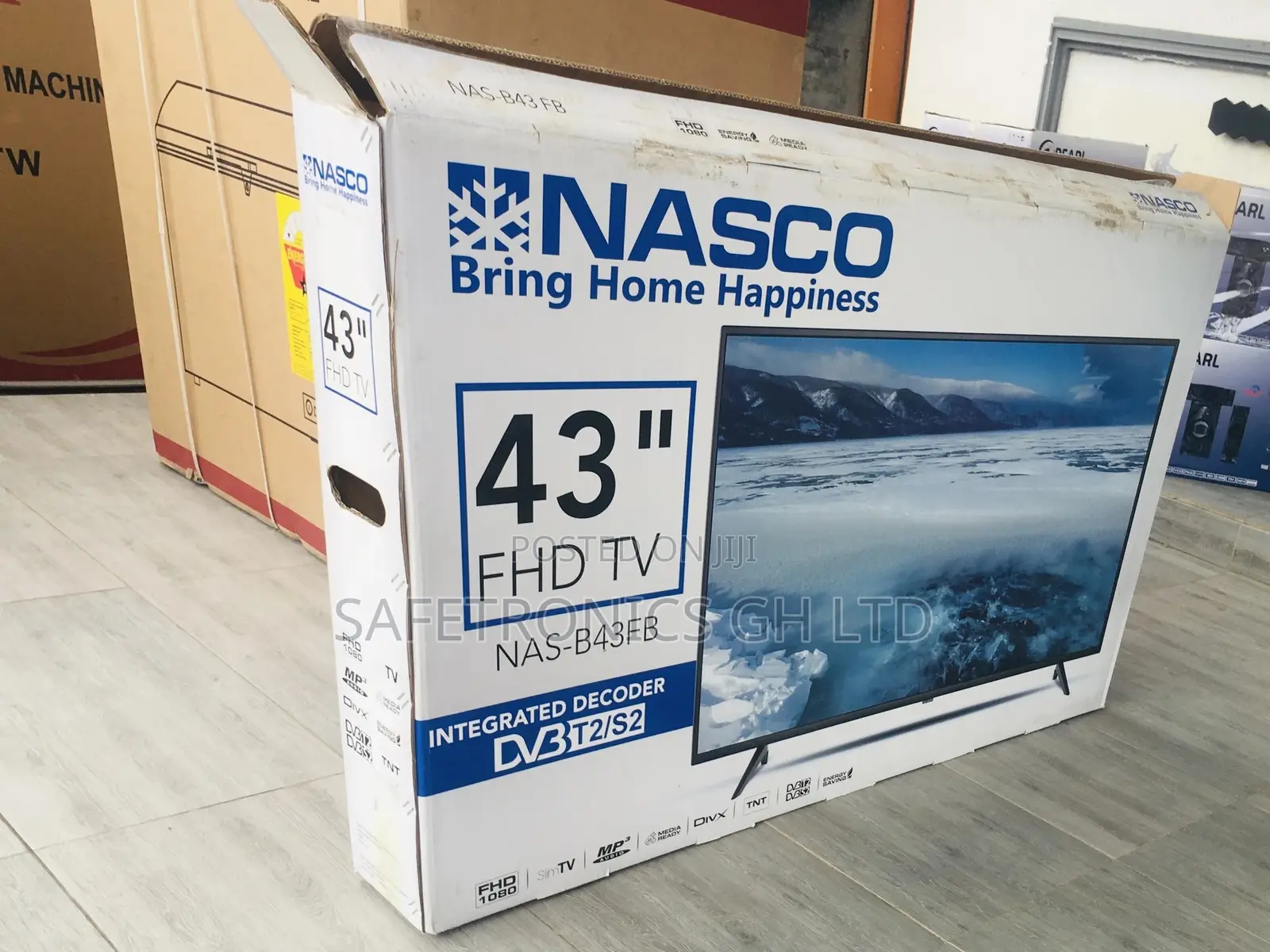 Available 43 Inches Glossy LED Satellite Digital Nasco