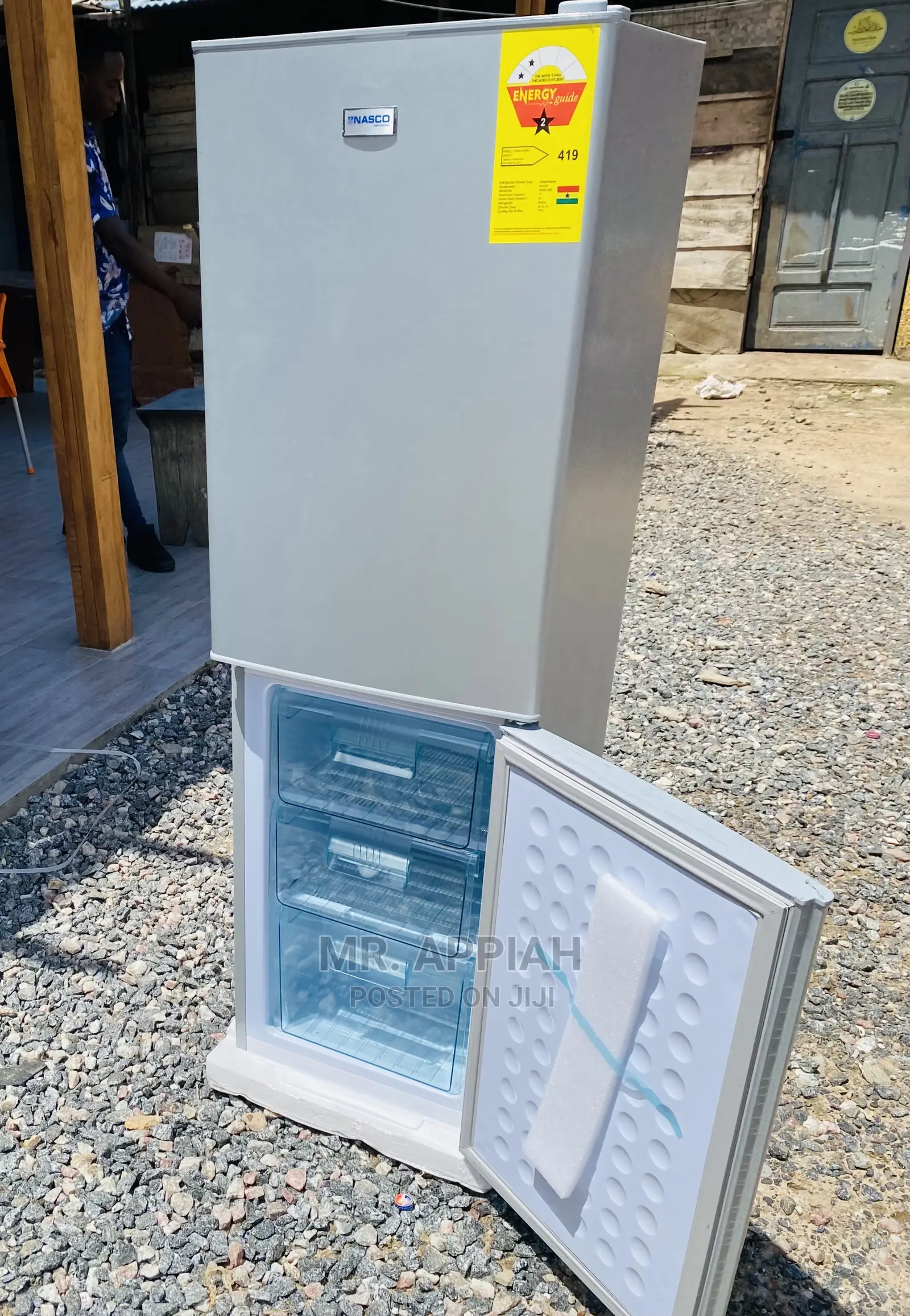 Sealed in Box  Nasco 2 Door Refrigerator(Nasd2-20fl) 