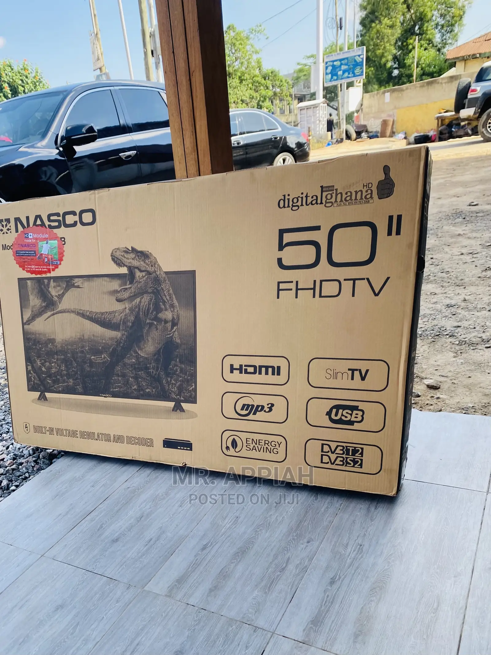 Grab Original Nasco 50 Inch(Black)Full HD LED Tv.