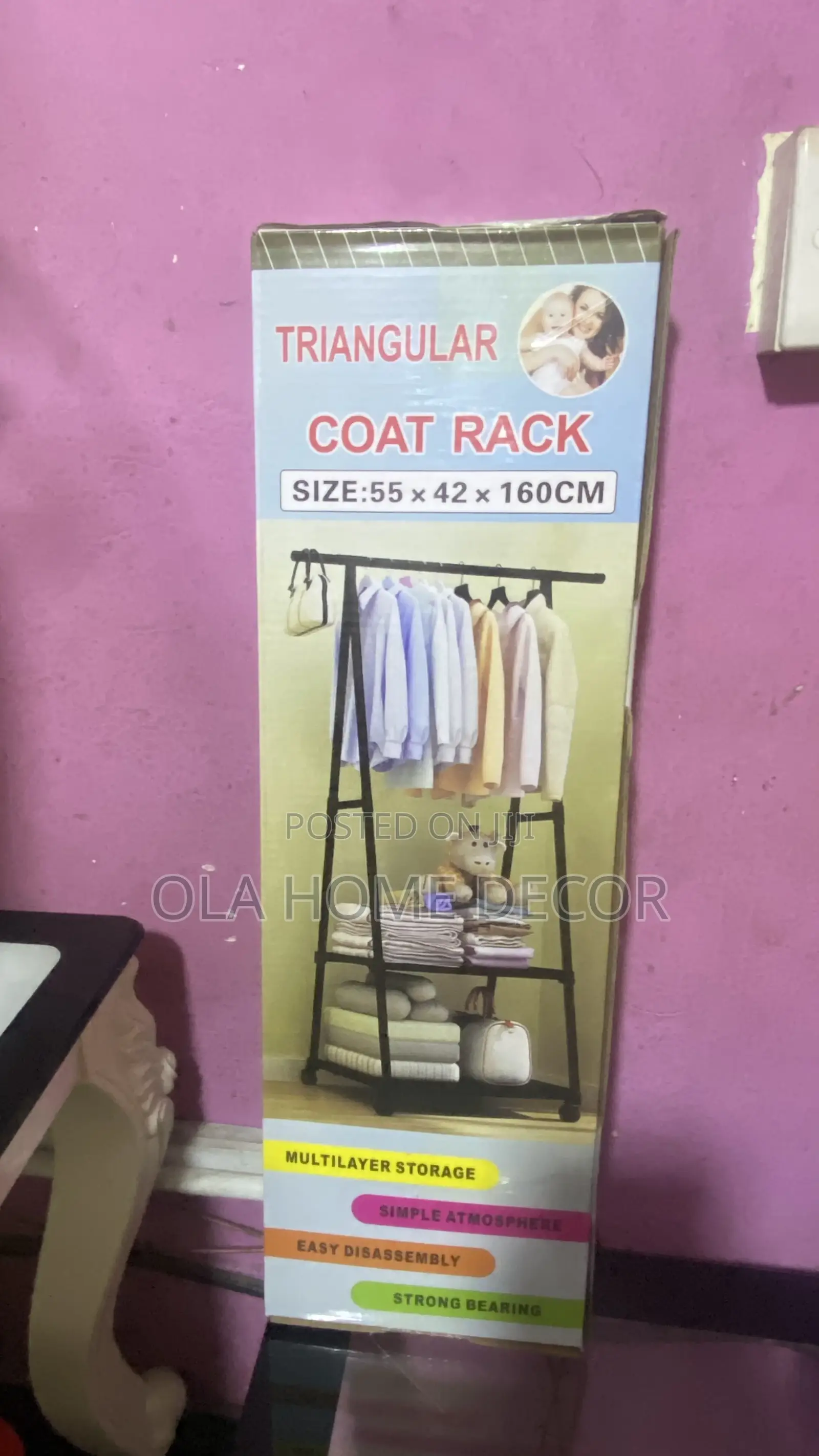 Triangular Coat Rack
