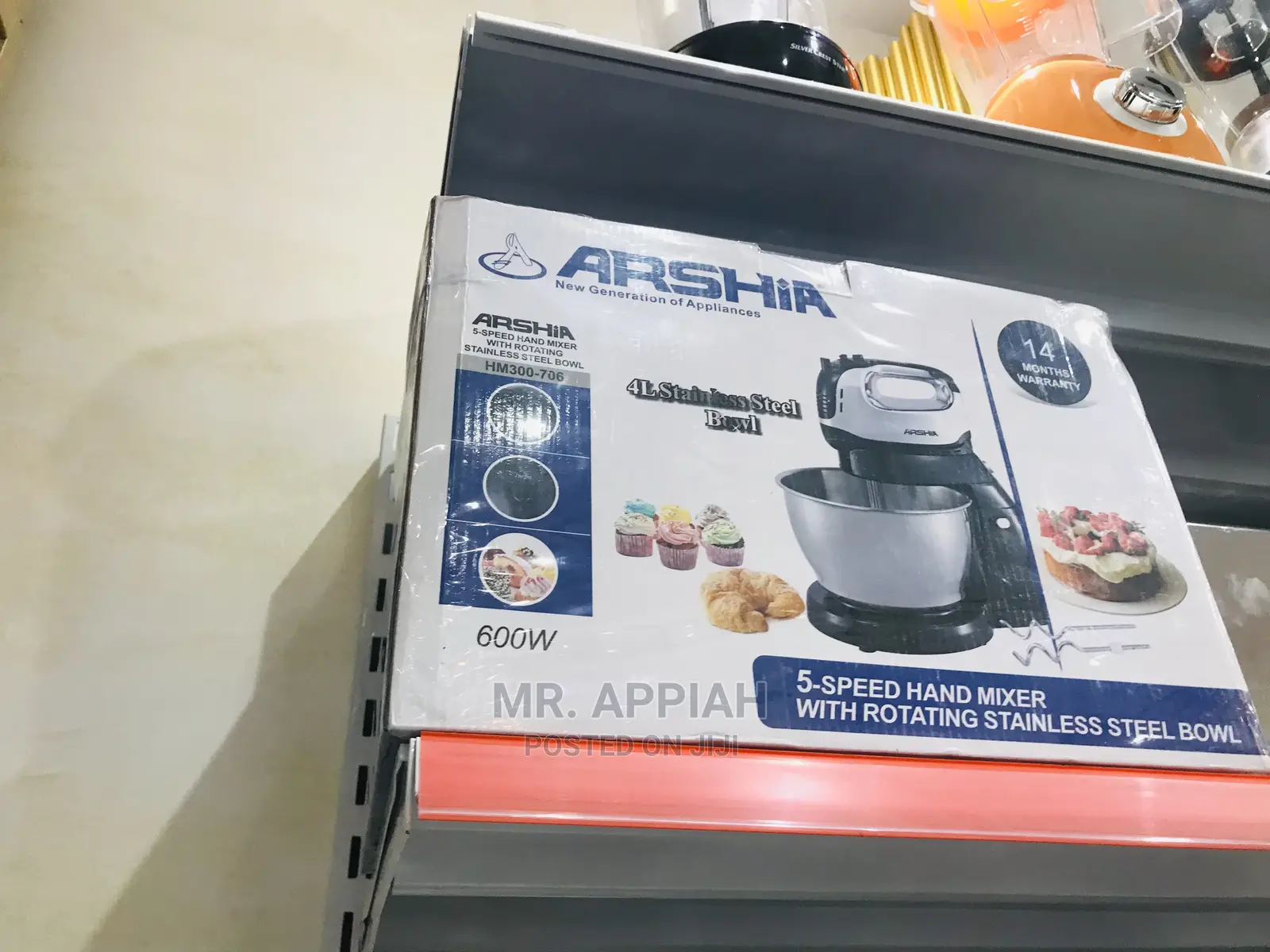 Sealed in Box  Arshia Cake Mixter(Gray and Black) 