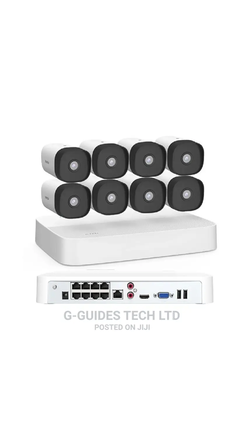 8 Channel Poe HD Video Security Kit (K8p-4tr)