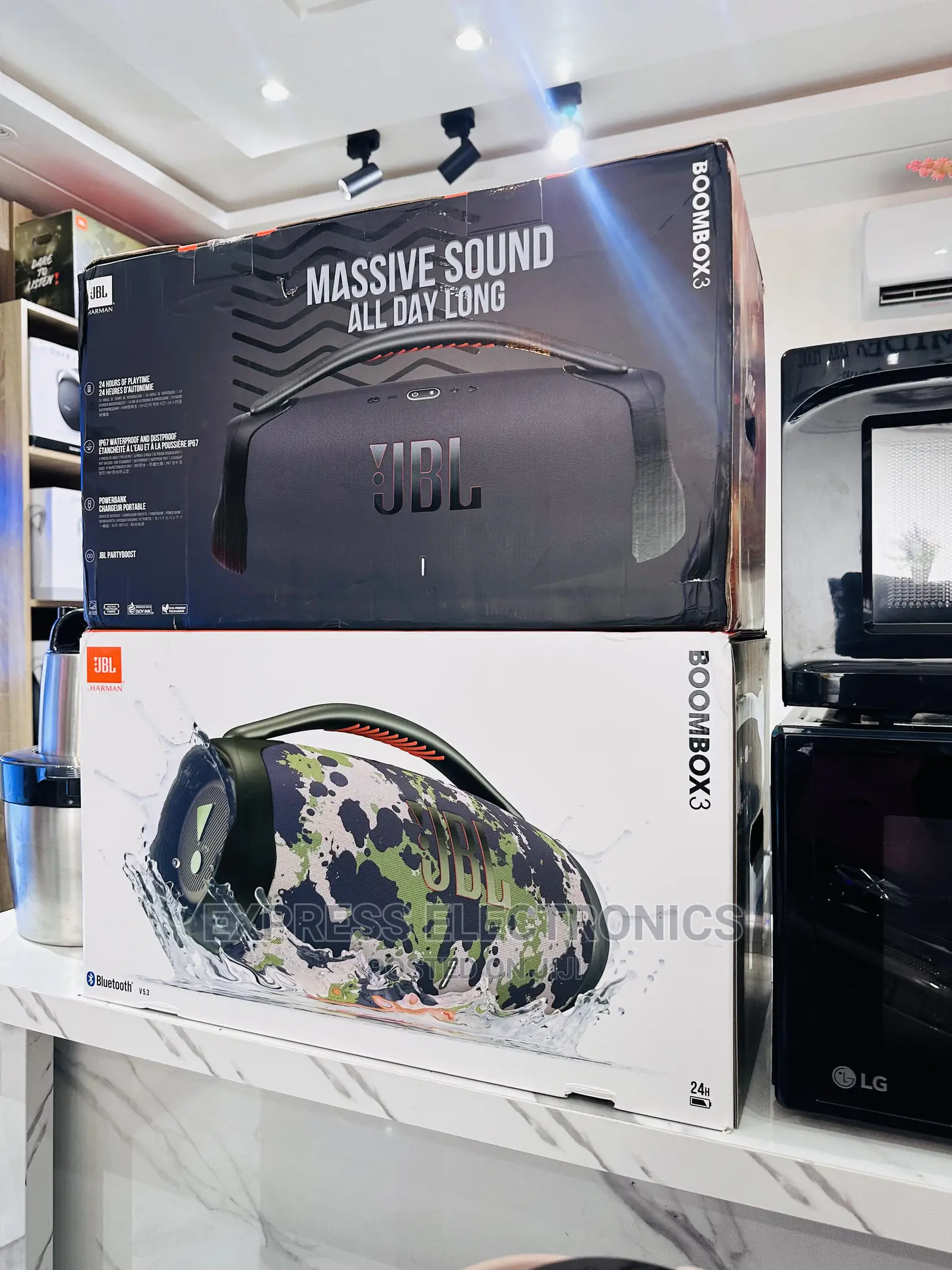 Waterproof Body Bluetooth Speaker JBL Boombox 3