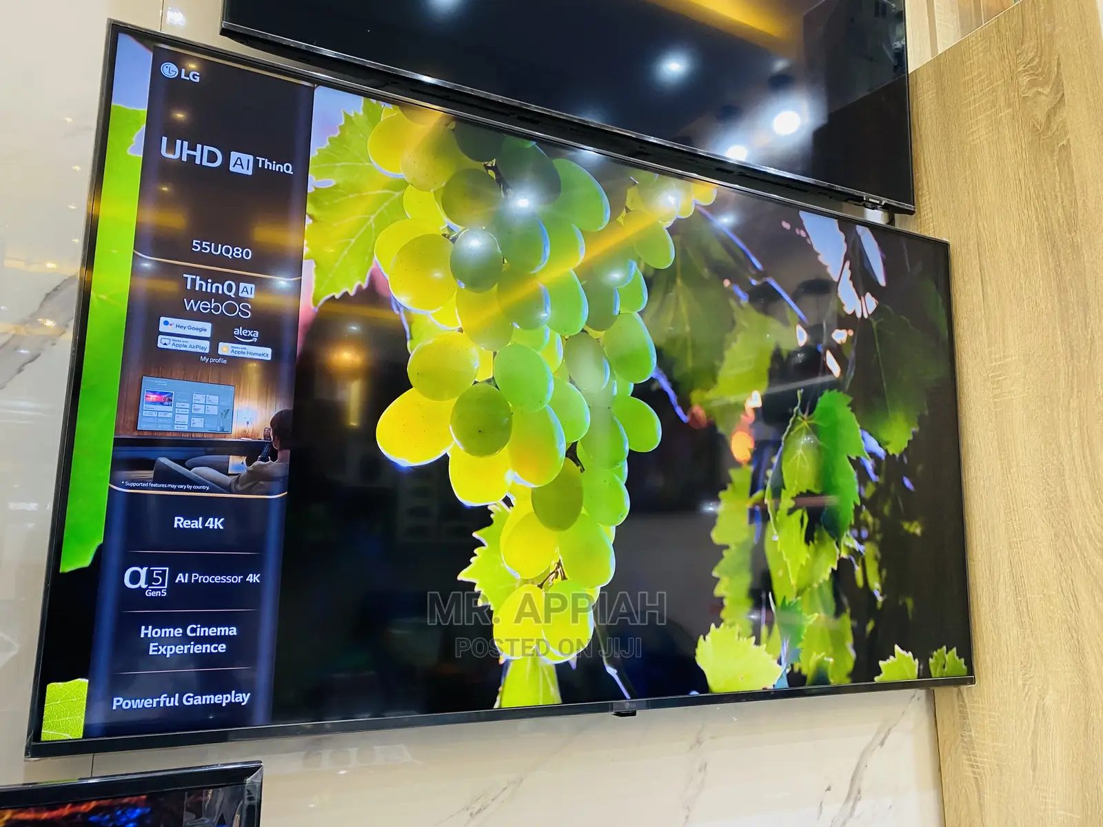 Budget Friendly LG 55 Inch Uhd Smart LED Tv(Black) 