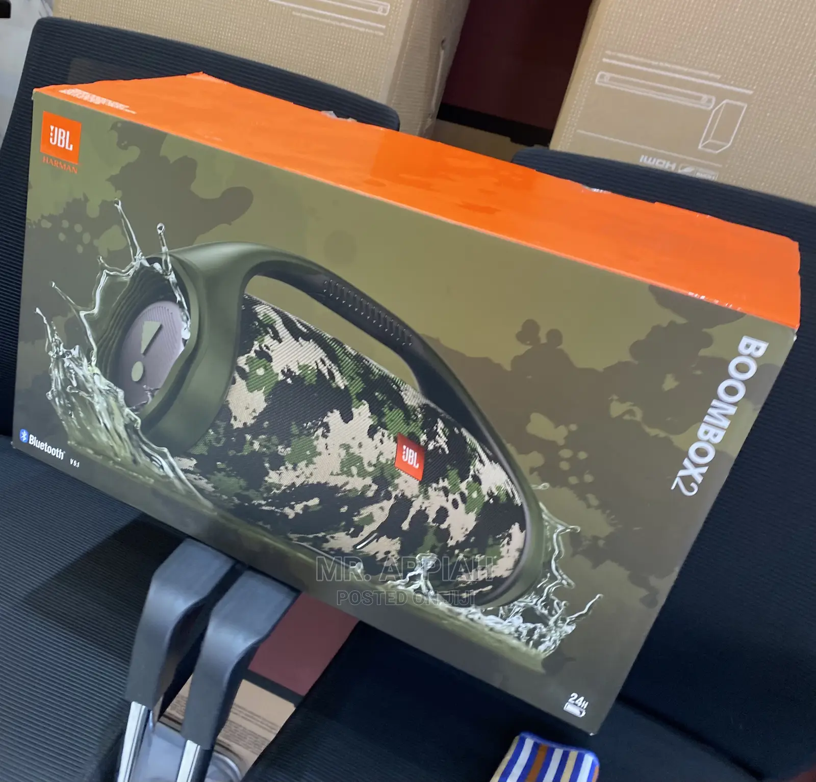 (Army Green)Lovely JBL Boombox 2 Bluetooth Speaker