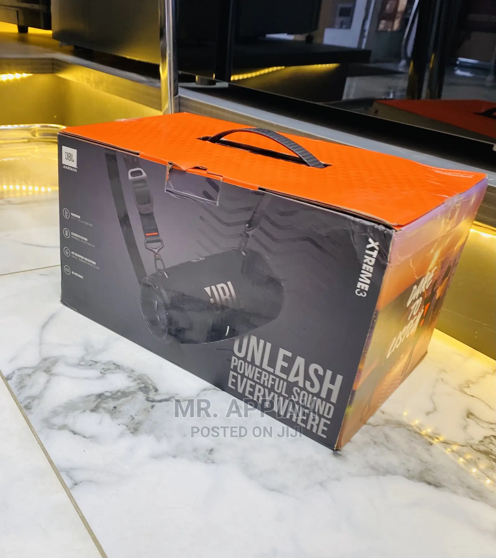 High Quality JBL Boombox 3(Black)Bluetooth Speaker