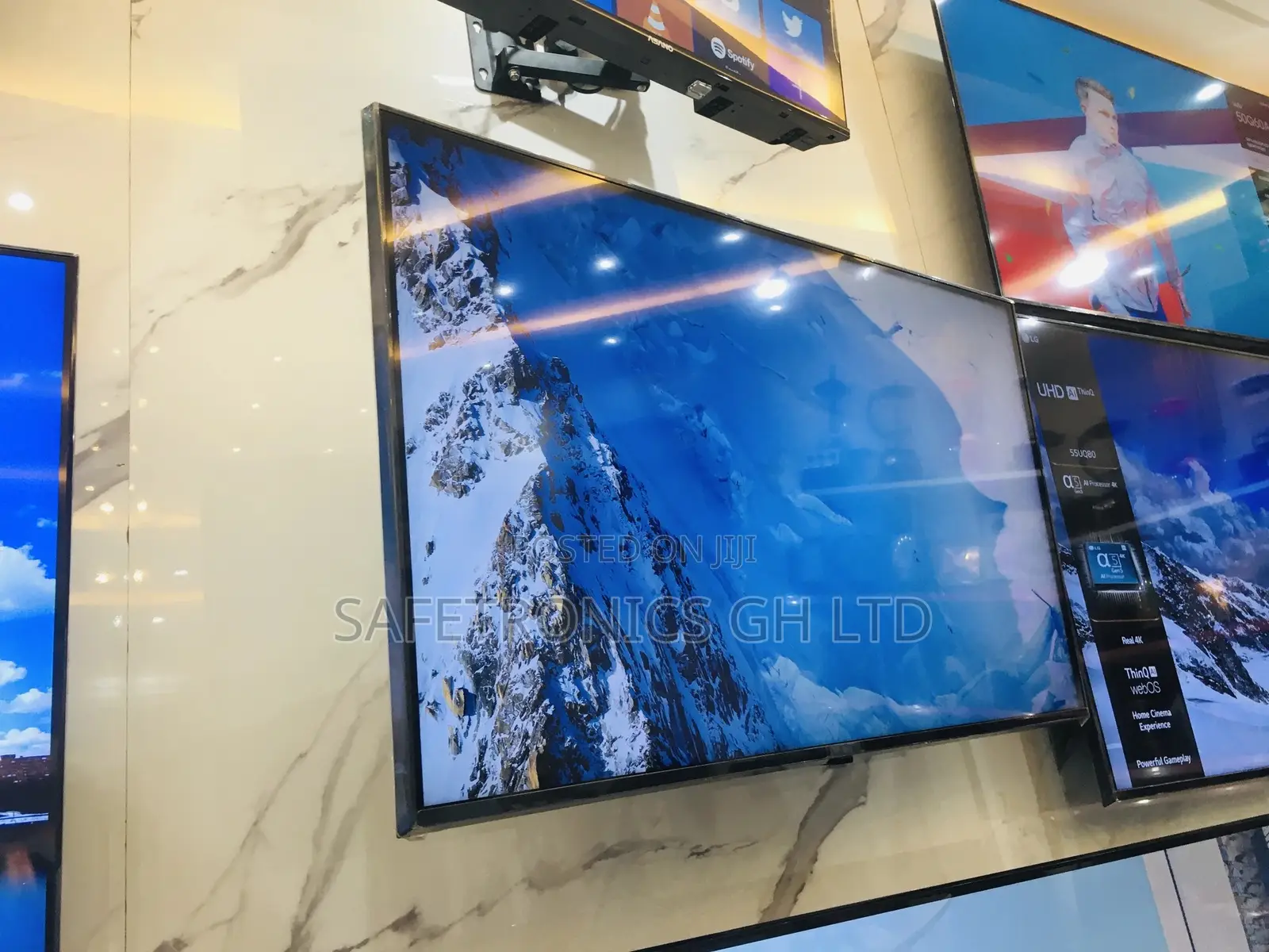 Neatly Sealed LG 55 Inches Glossy LED UQ80 Smart Tv