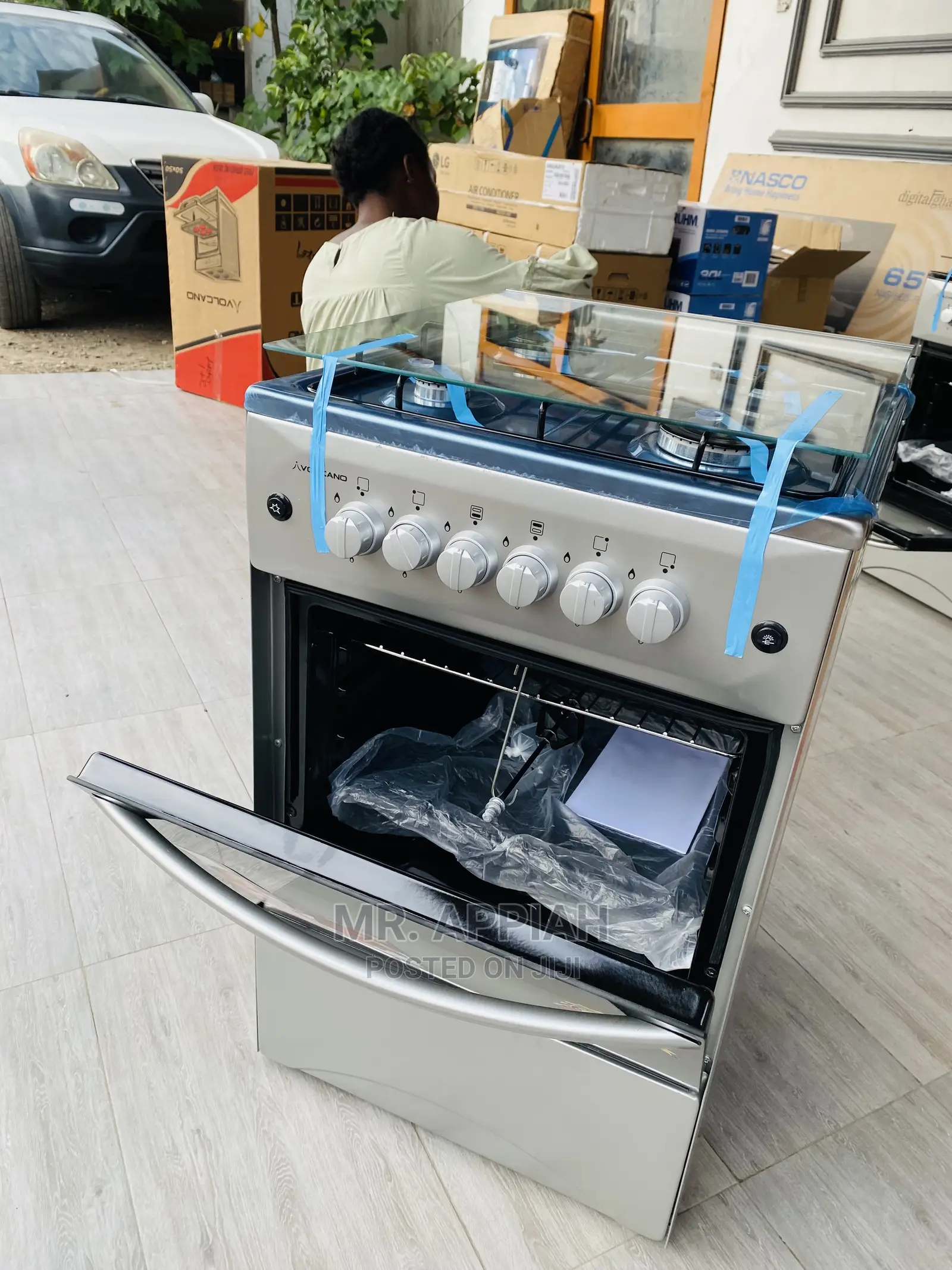Quality Yet Affordable Volcano 50*55 Auto Ignition 4 Cooker
