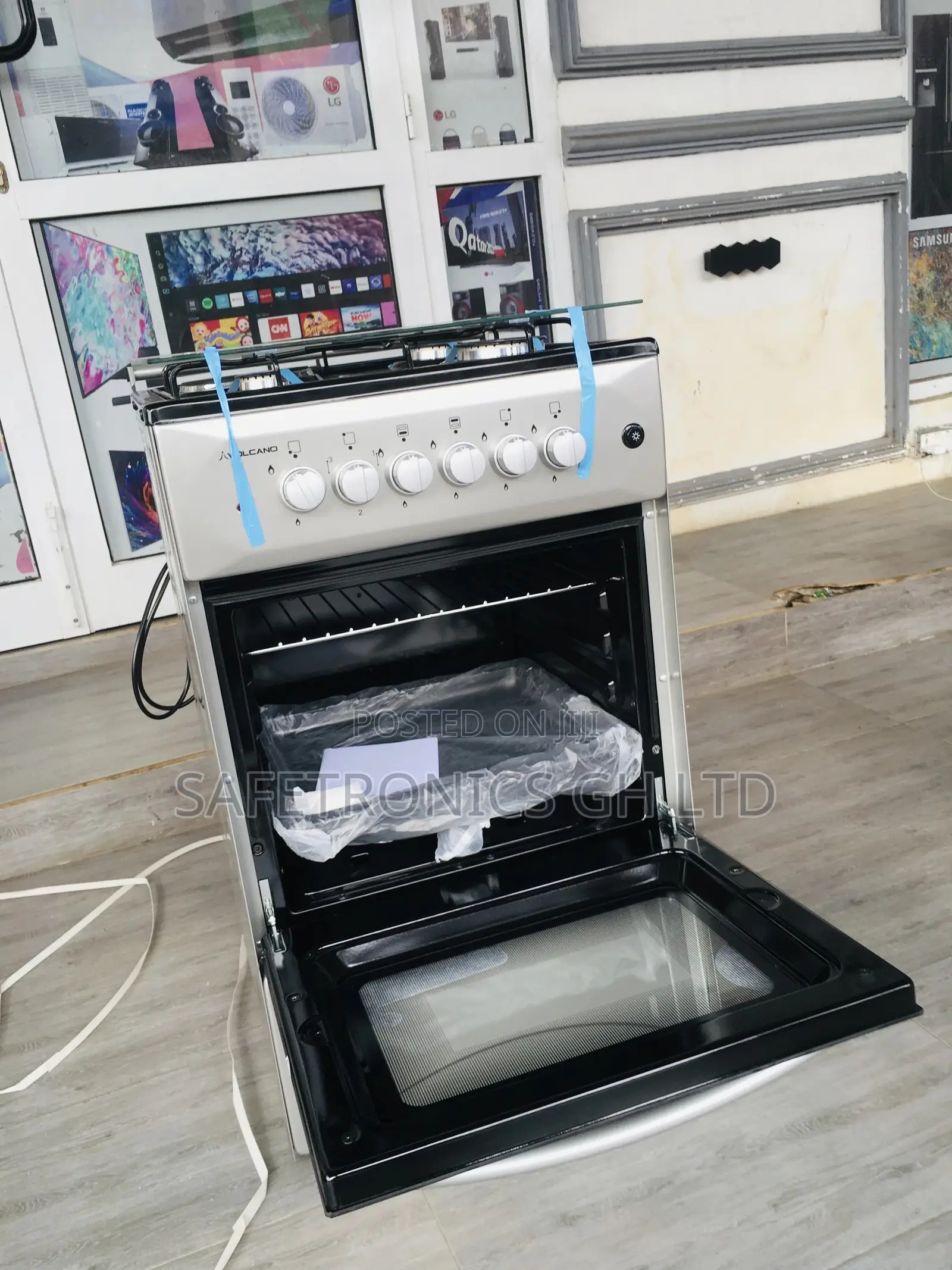 New Oven With Grill 50x50 Volcano 4 Gas