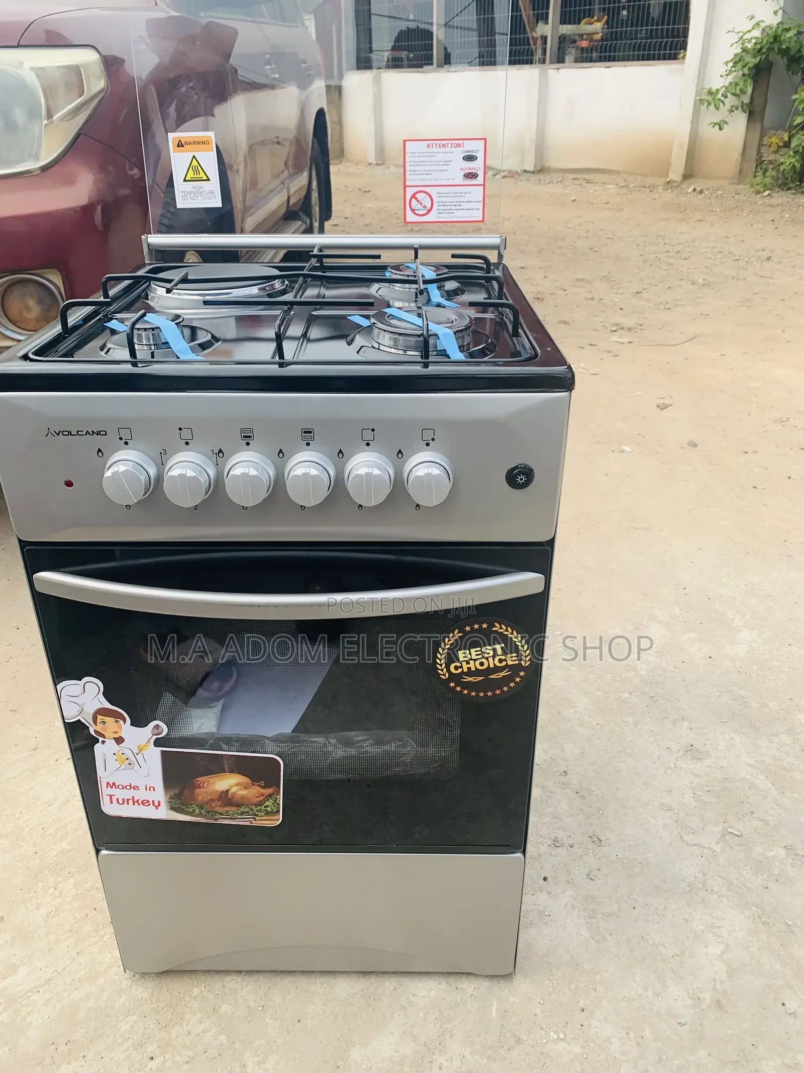 Better Volcano 4B 3+1 Gas N Electric Cooker With Grill
