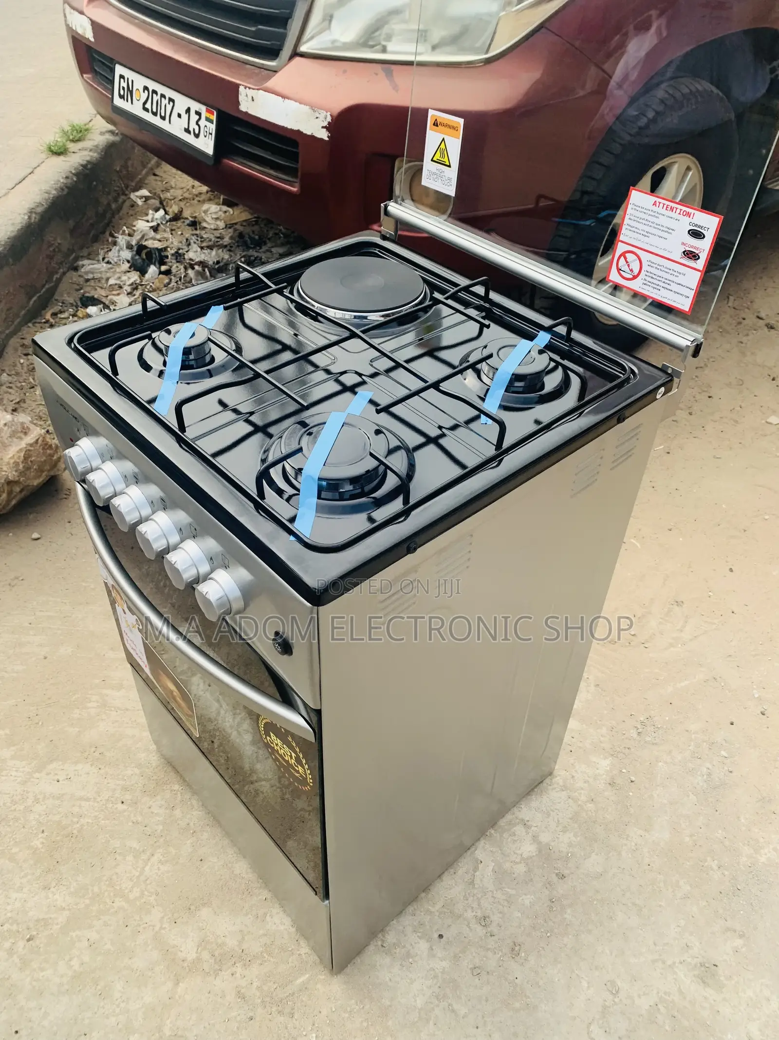 Authentic Volcano 4B 3+1 Gas Cooker With Grill