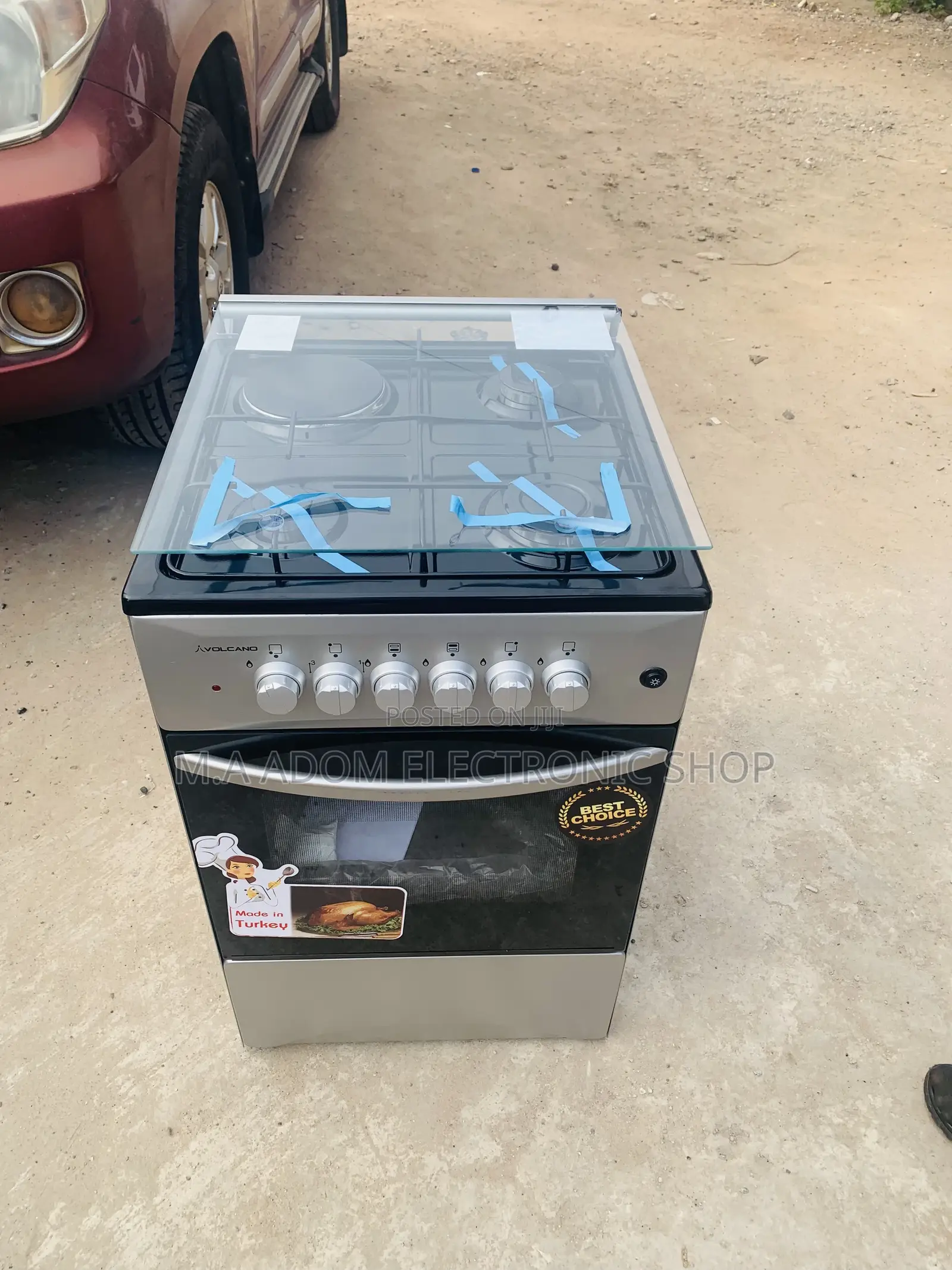 Discover Volcano 4B Gas Cooker With Year