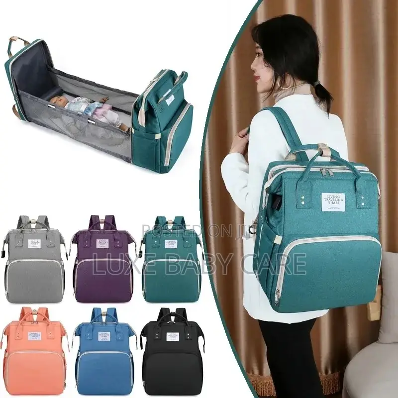 Foldable Lightweight Portable Crib Bed Baby Backpack